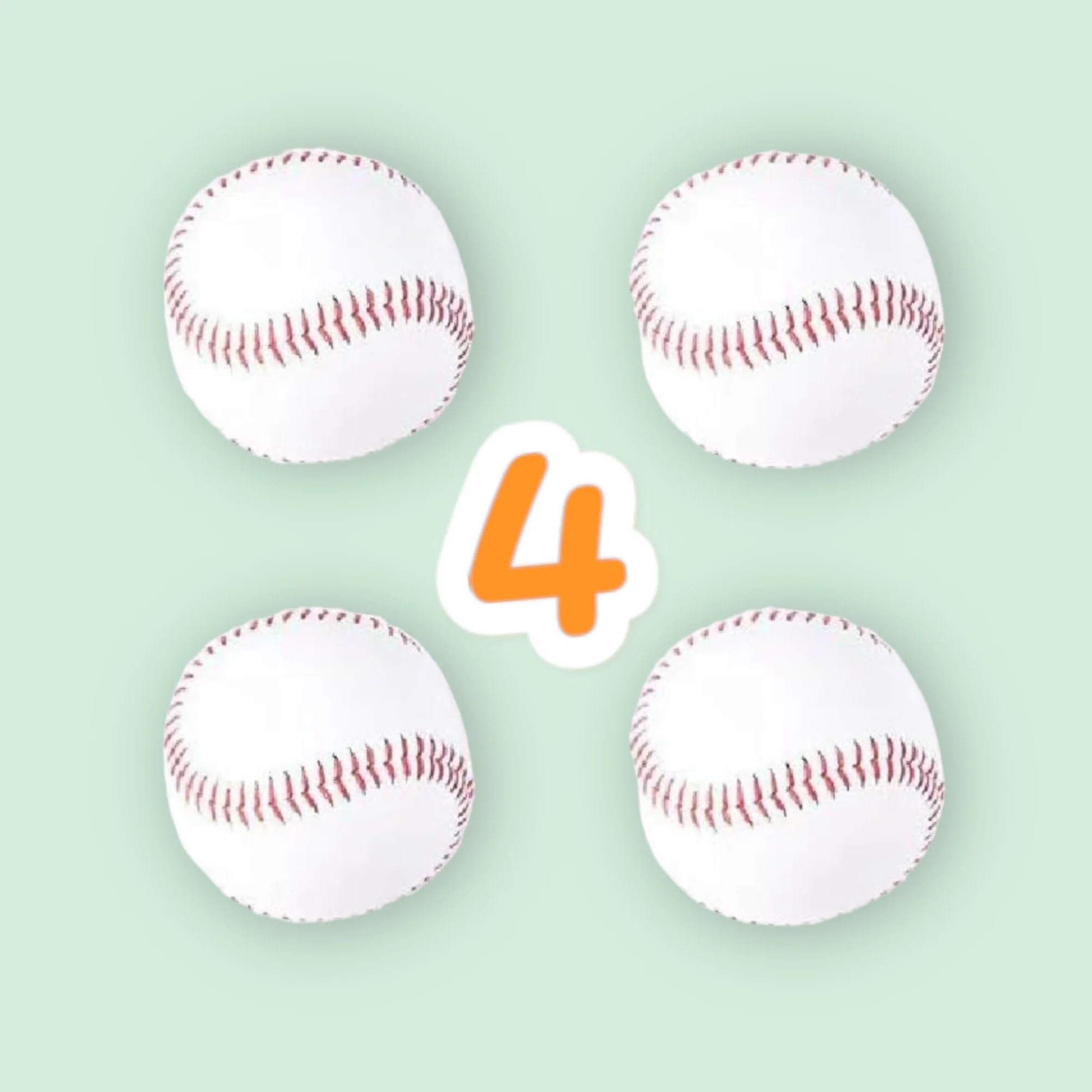 Pelotas de Béisbol Profesionales 22,8cm, Espuma Suave/Madera Dura para Competiciones de Juego