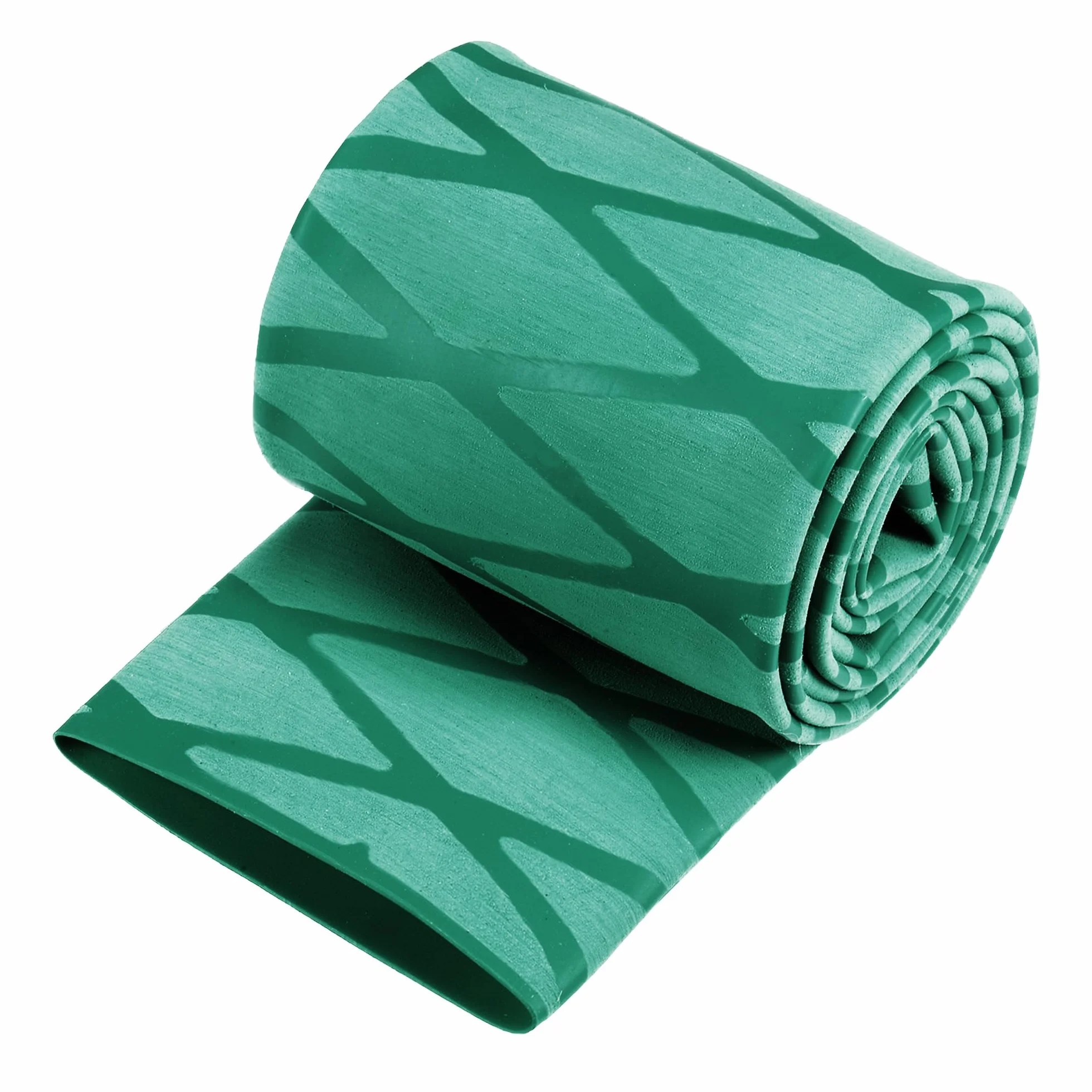 sourcing map Envoltura Tubería Retráctil para Pescar Cañas, 45mm 72mm 3.3pies 1.8:1 Verde