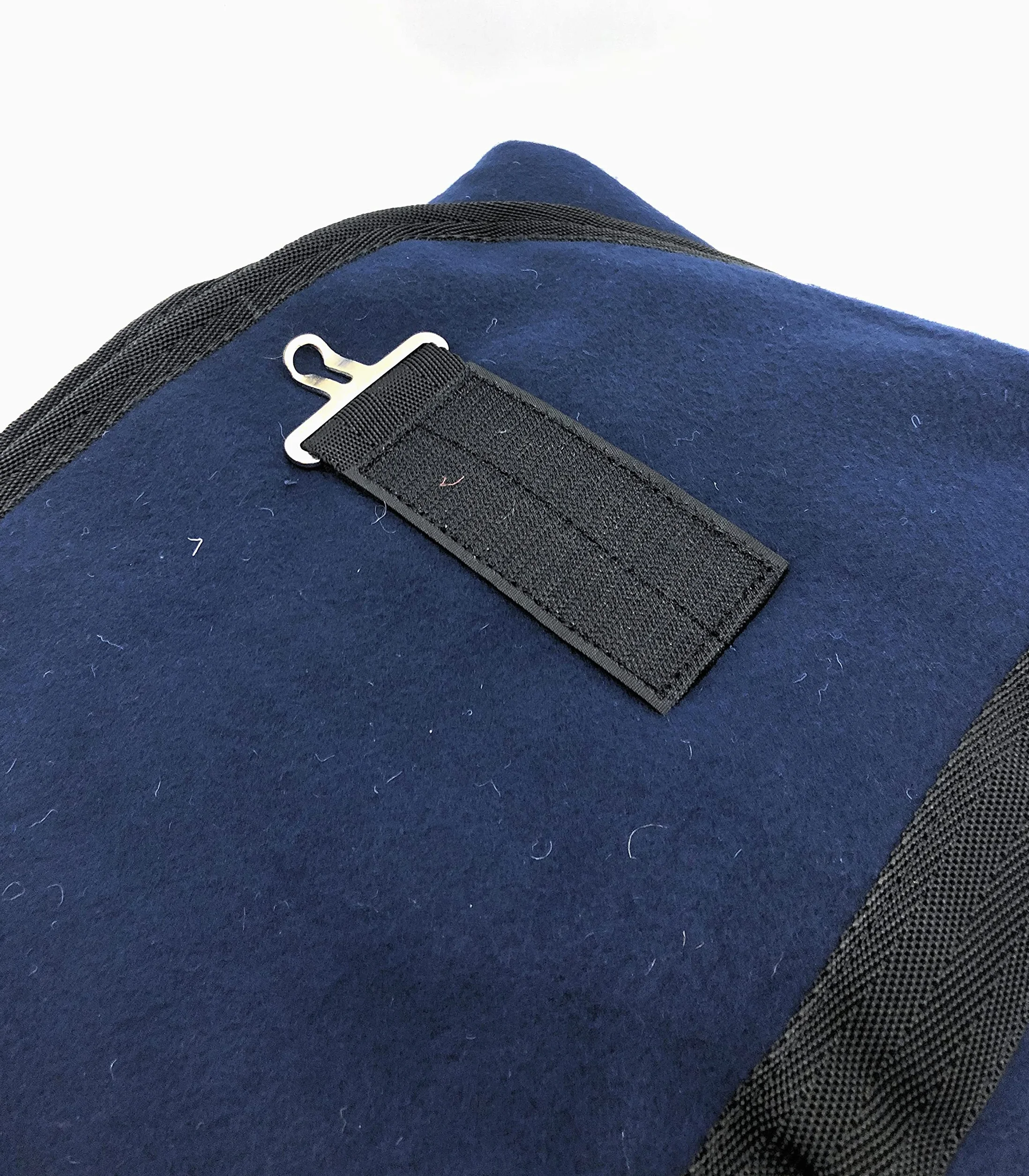 Horses, Manta Polar Para Caballos, Modelo Basic, Suave y Confortable, Ideal Para Transporte y Después del Trabajo (Azul- 162 cm)