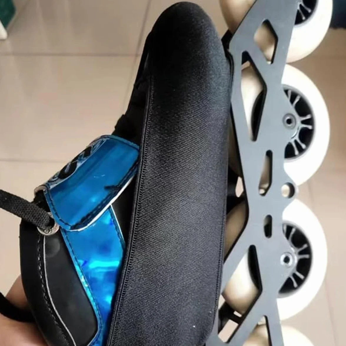 Fundas Protectoras para Patines de Ruedas Talla M, Tiras para Dedos, Correas Elásticas