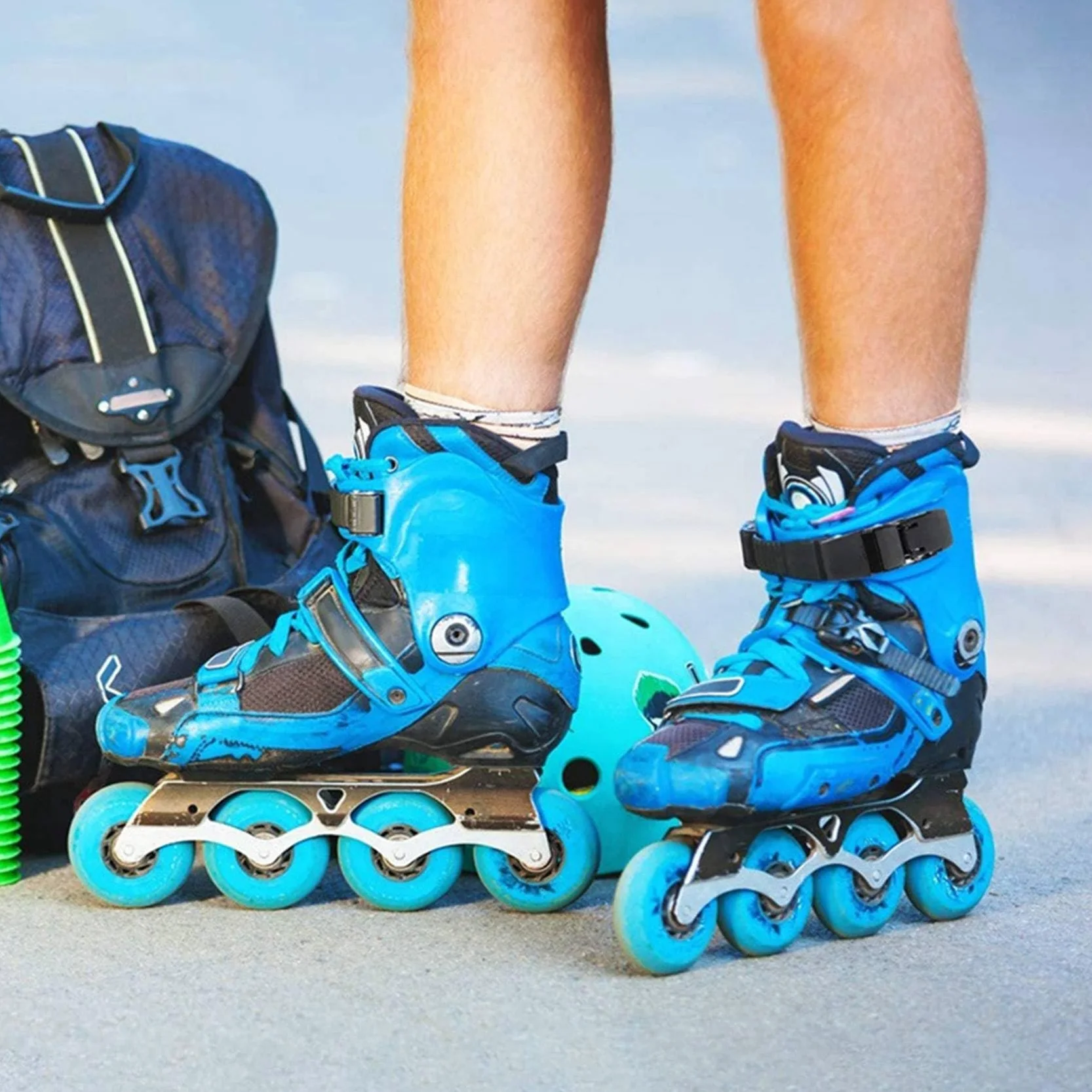 Juego de Reemplazo de Correa de Patín en Línea Zapatos de Patinaje Correa de Energía Hebillas Tornillos