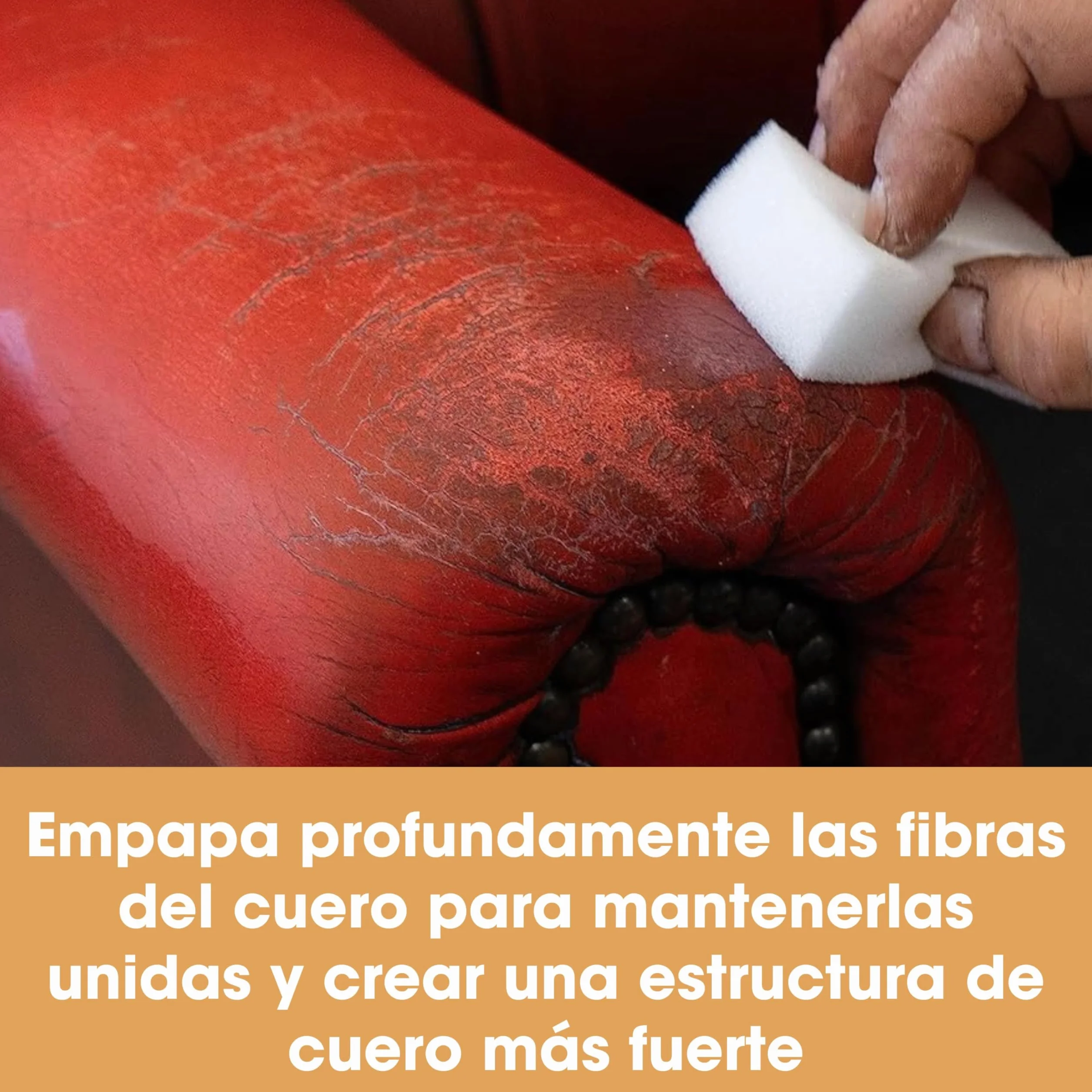 Furniture Clinic Carpeta de cuero, un relleno líquido que se puede utilizar para fortalecer el cuero desgastado o agrietado (250 ml)