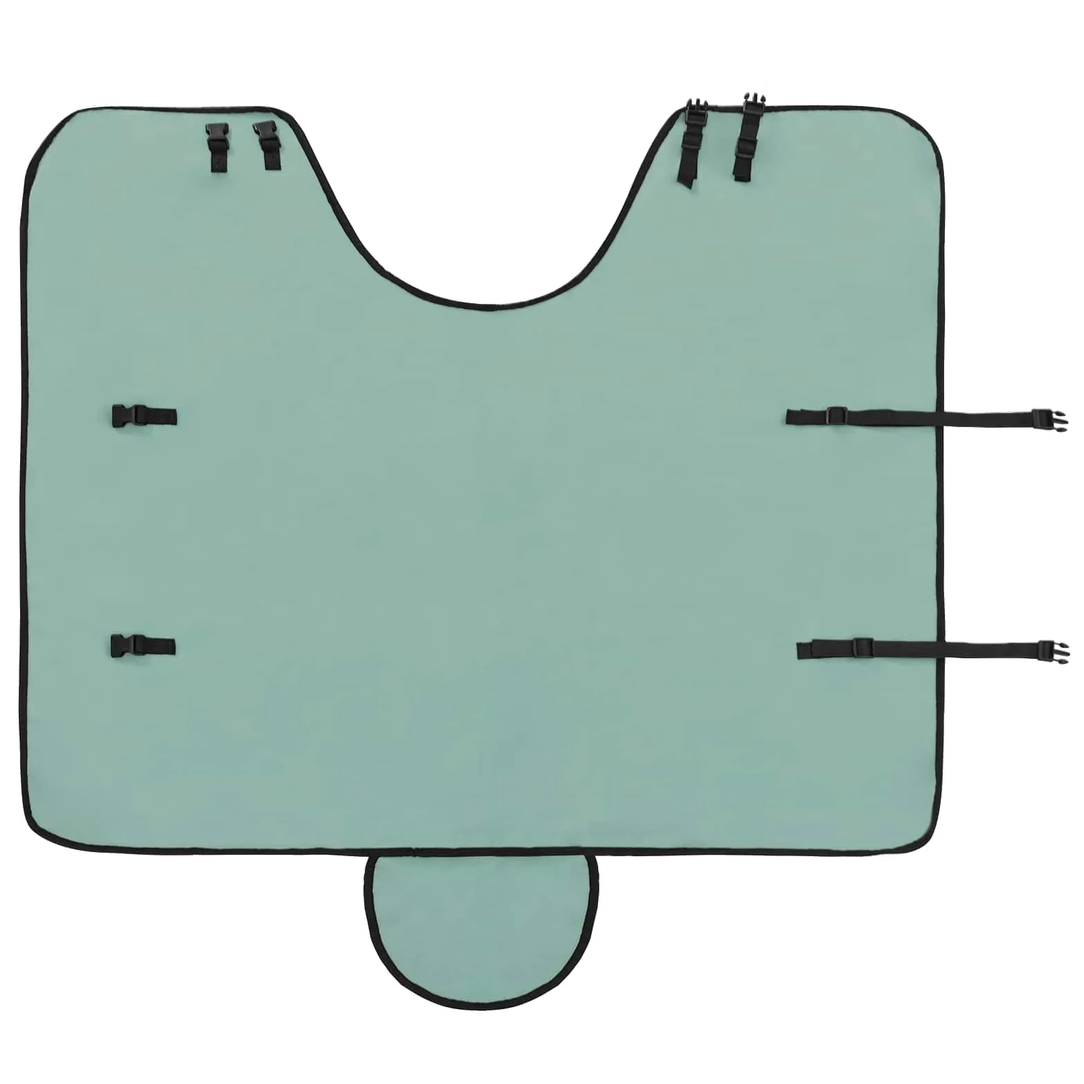 Manta para caballo verde especial, 85 cm, poliéster con cierre ajustable en el pecho y cinturón abdominal, manta de invierno transpirable para establo, sauce y exterior, incluye cuello y