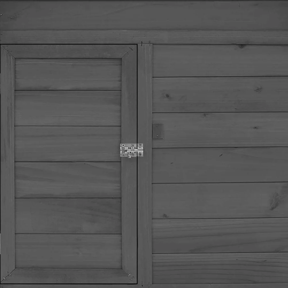 Gallinero de madera maciza de abeto, gallinero con 2 cajas nido y ventanas, gallinero para gallinas con bandeja extraíble para el suelo, gallinero 150 x 96 x 110 cm, gris y blanco