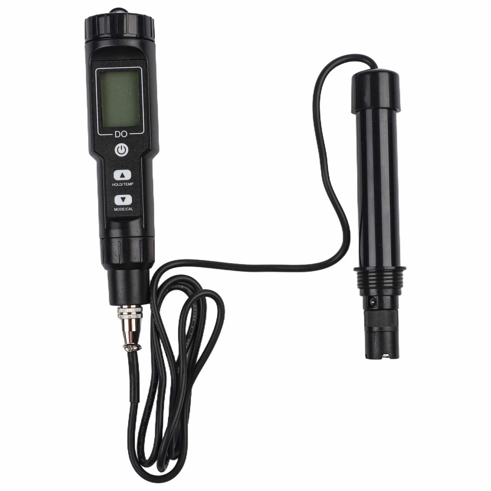 Medidor digital de oxígeno disuelto, 0.0-30.0 mg/L DO Tester con ATC, pantalla retroiluminada Medidor de concentración de oxígeno disuelto para acuicultura, tratamiento de aguas residuales, piscinas y