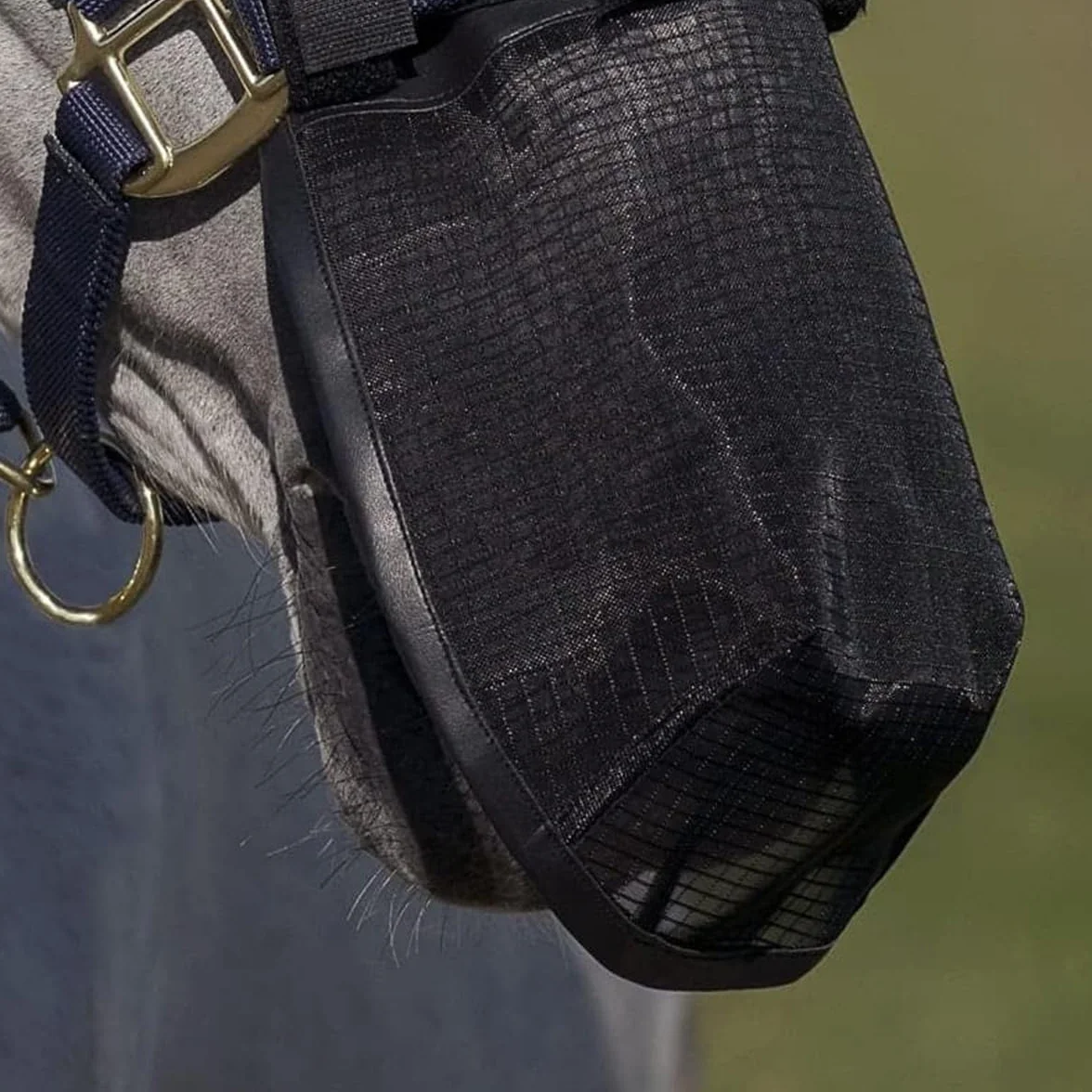 Sarini Accesorios Transpirables para Caballos, Red para Nariz de Caballo, Accesorios de protección para la Cara del Caballo, Cubierta Protectora para la Cara del Caballo (tamaño: Grande)