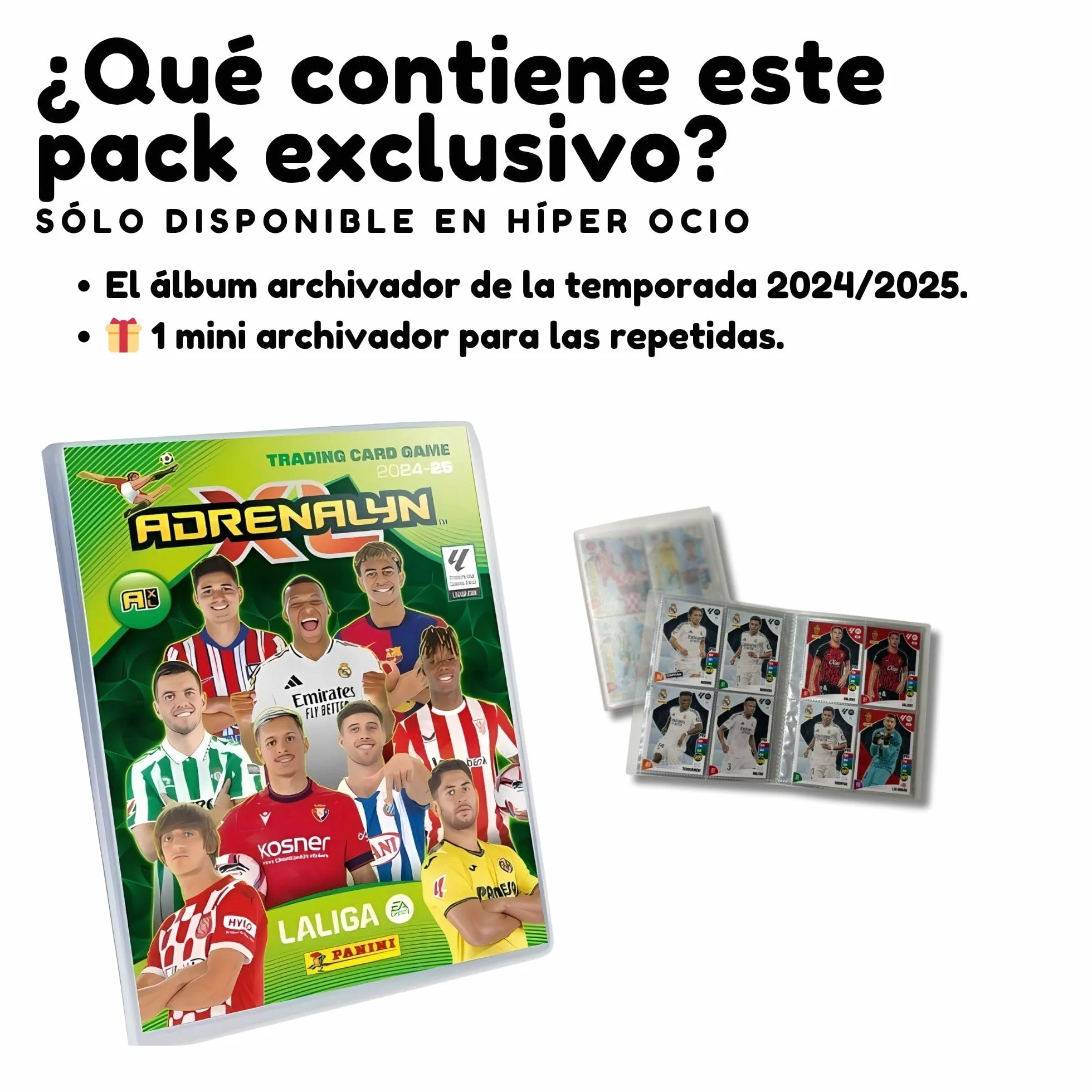 Panini Megapack Adrenalyn 2024-2025 Álbum Premium Liga Santander Edición Exclusiva