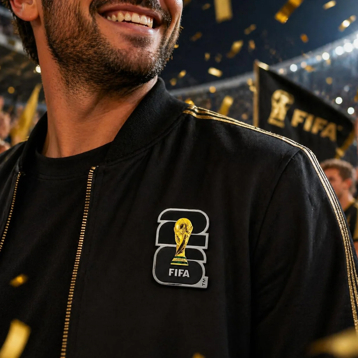 Pin Oficial FIFA Copa del Mundo 2026 – Souvenir de Aleación de Aluminio