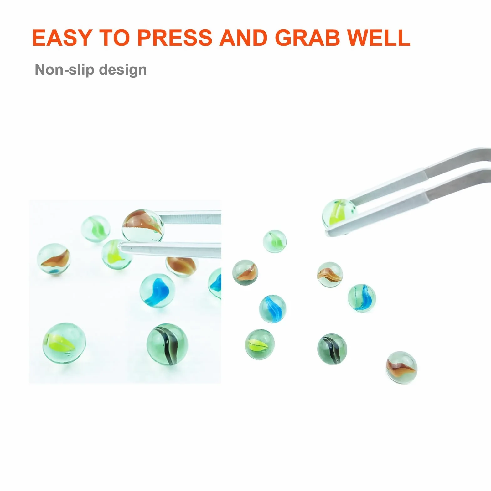 2 pinzas extralargas con punta de goma, pinzas de alimentación, 48.0 cm para acuario Fecsam de acero inoxidable, herramientas grandes para pecera, terrario, acuascaping, serpiente reptil