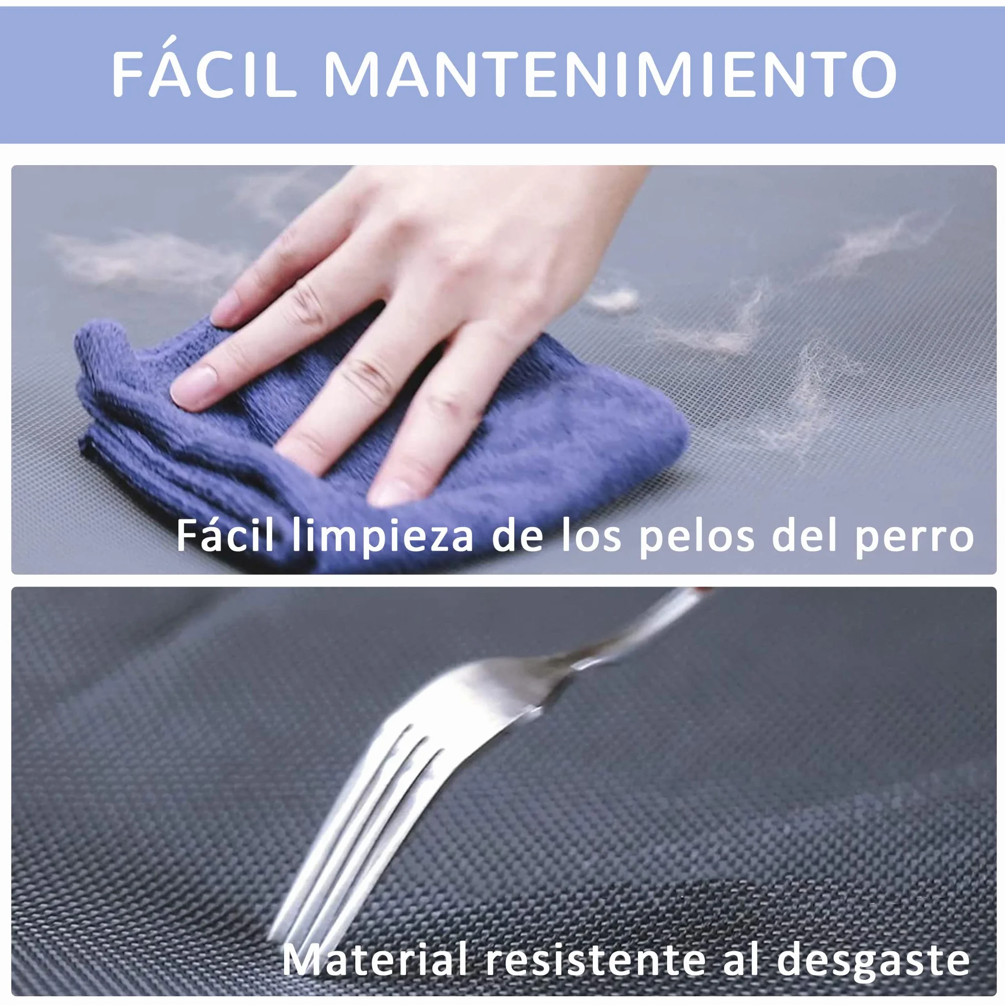 PawHut Cama para Mascotas Perros Gatos Desmontable Portatil Camping al Aire Libre Resistente al Agua