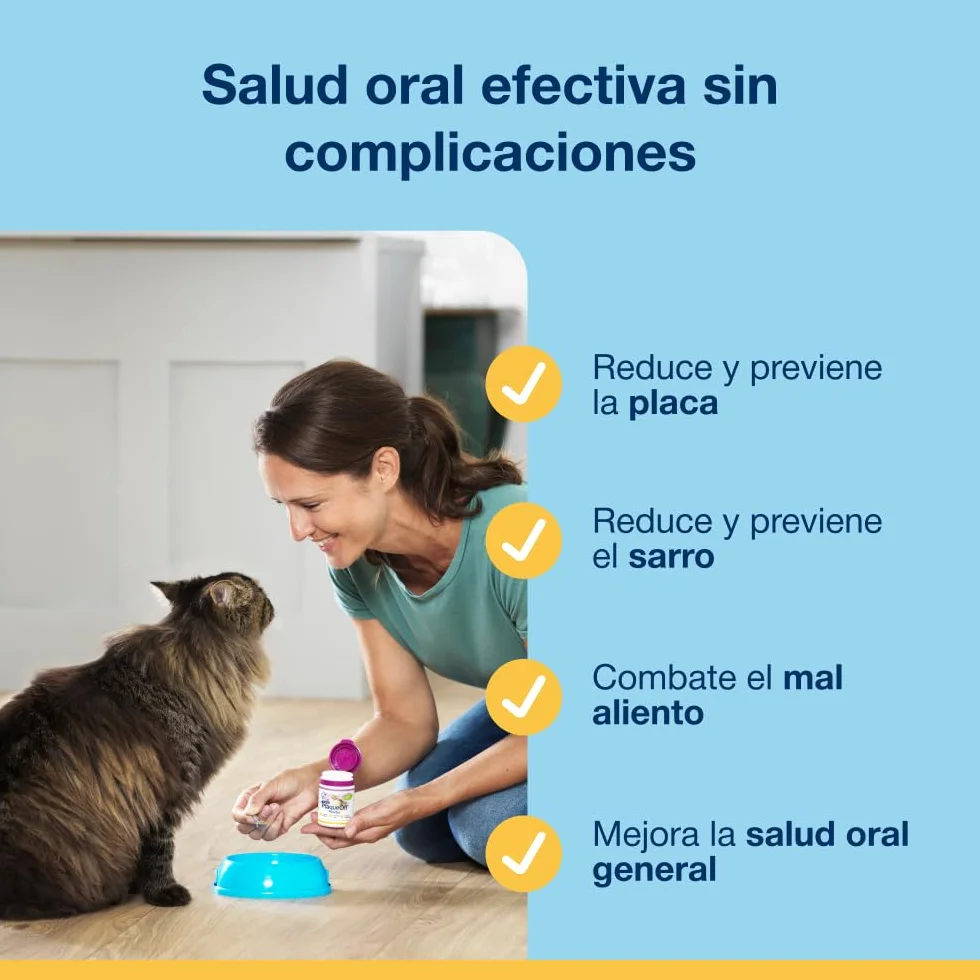 ProDen PlaqueOff Polvo para Gatos 40g – Limpiador Dental 100% Natural, Formula Gatos Exigentes, Ayuda a Eliminar Placa, Sarro y Mal Aliento, hasta 4 Meses de duración