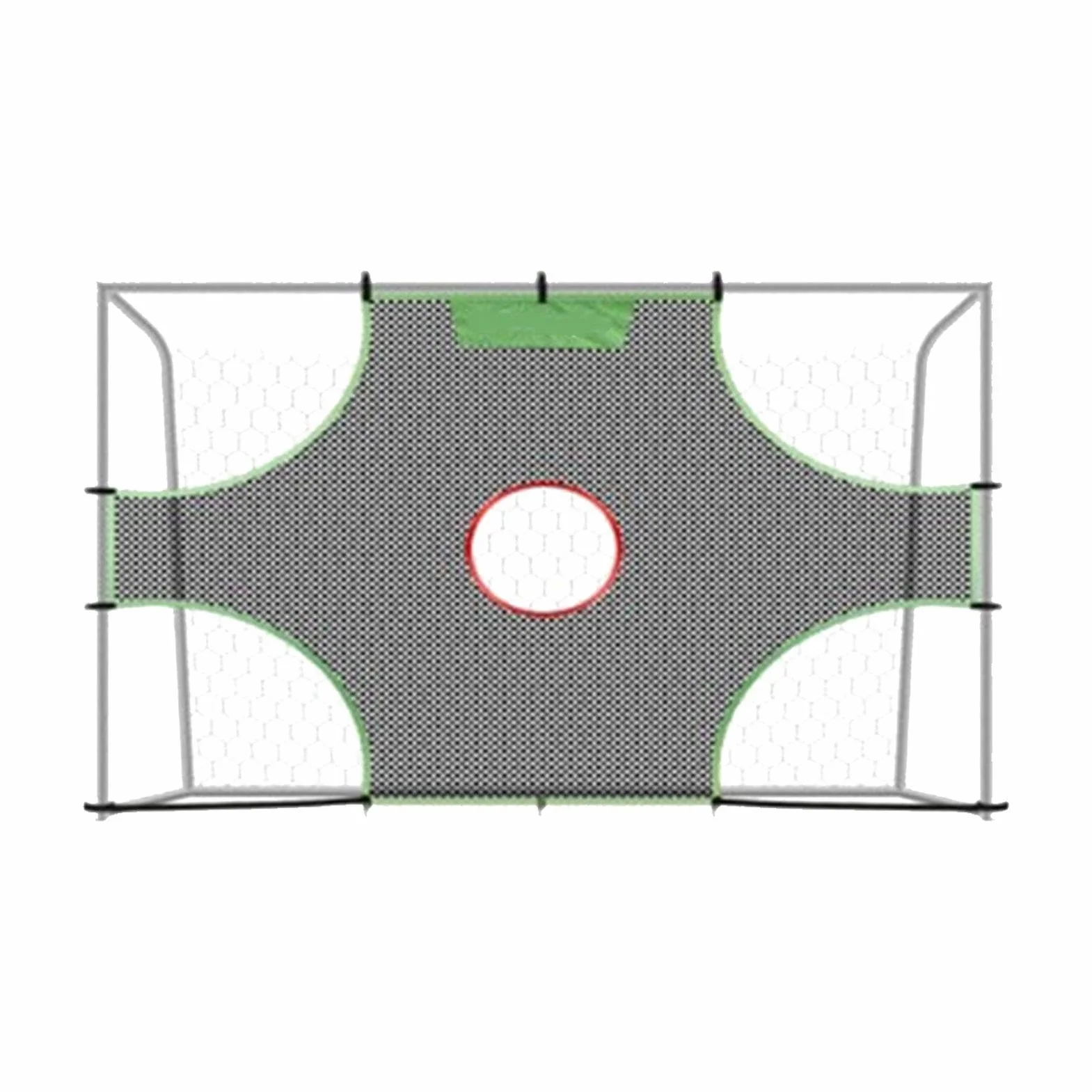 Red de entrenamiento de fútbol desmontable con agujeros | Equipo de entrenamiento de mariscal de campo