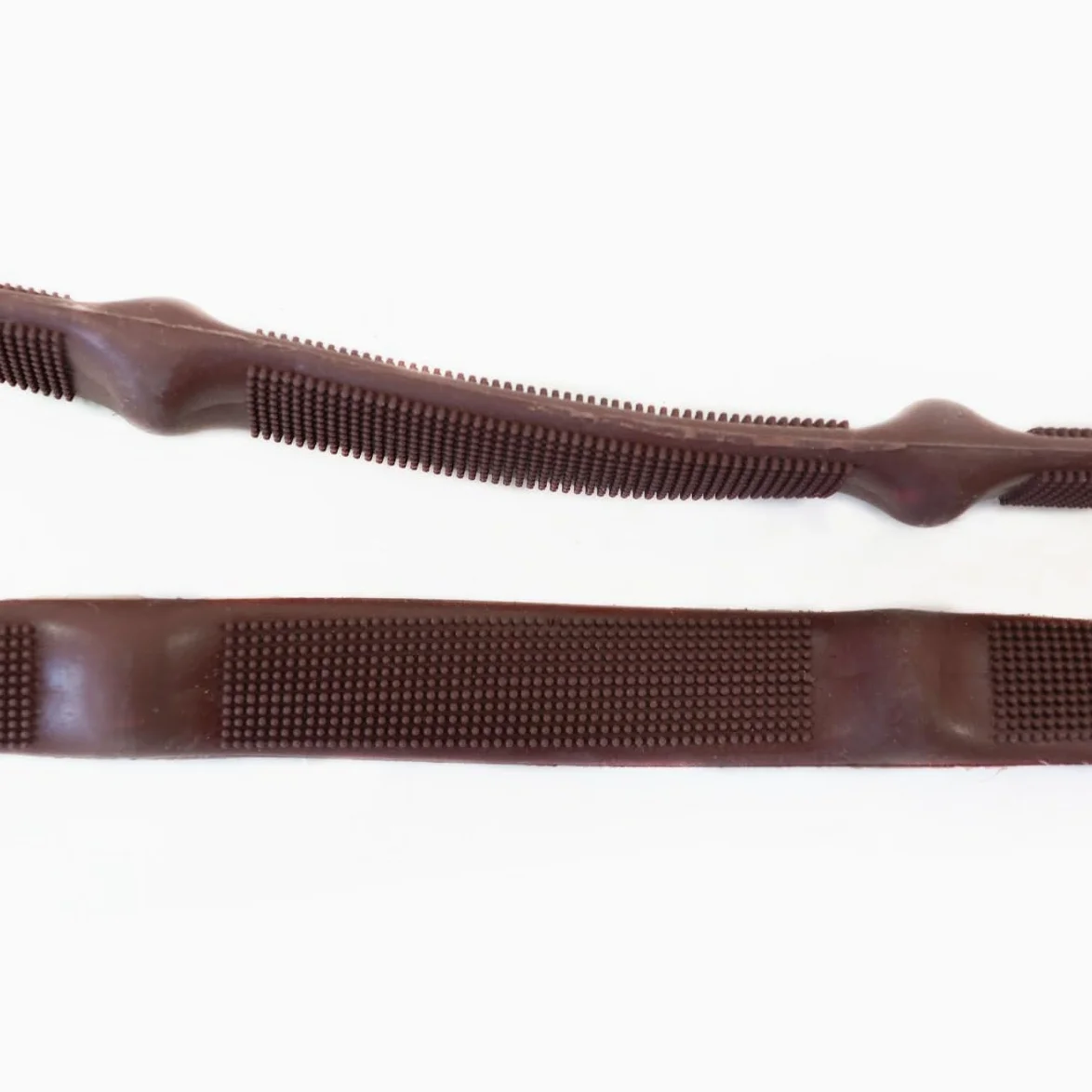 Riendas de cuero y goma Padded, diseño italiano, cómodas y eficientes