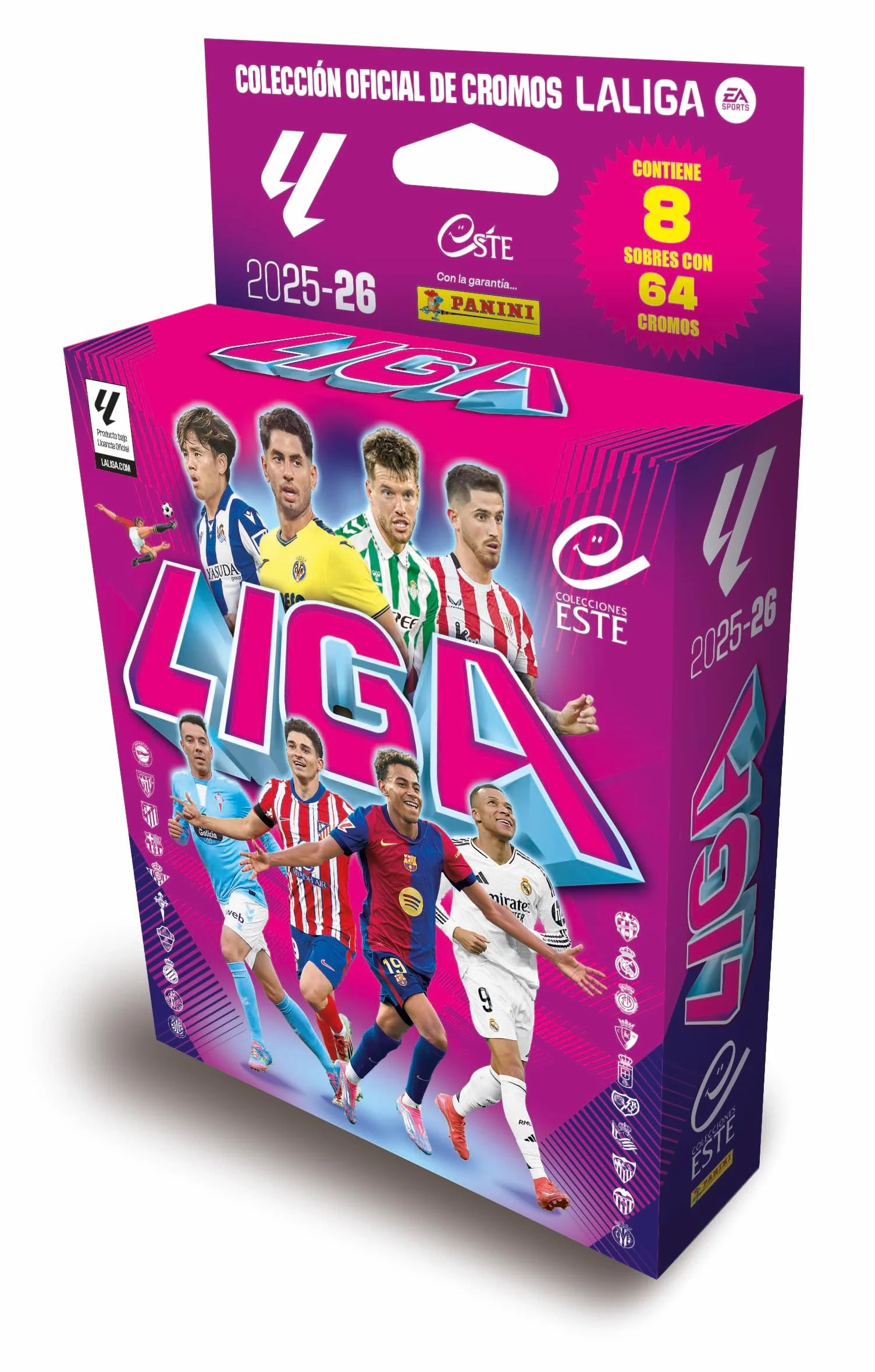 Ecoblister 8 sobres Liga Este 2025-2026