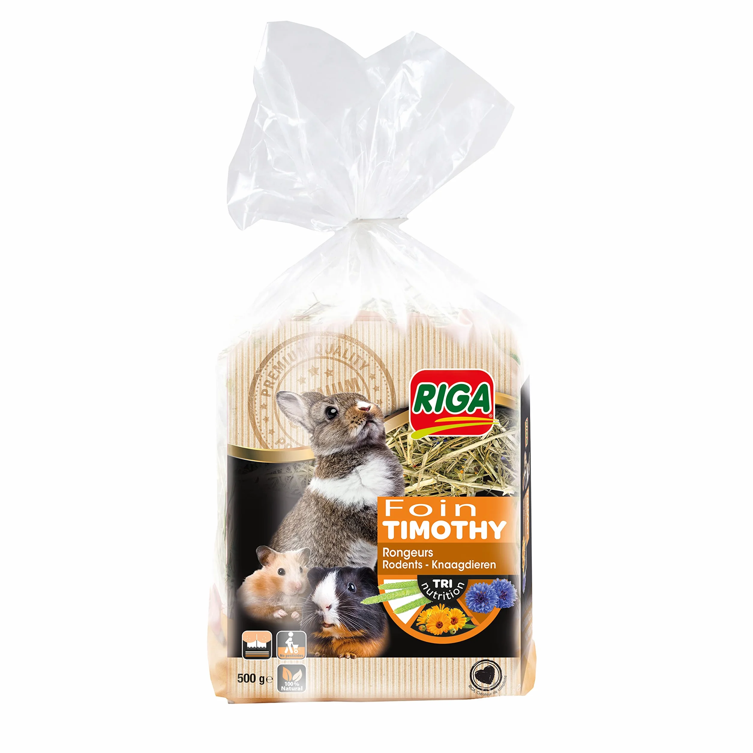 Heno Premium Timothy AUX Flores 500 g