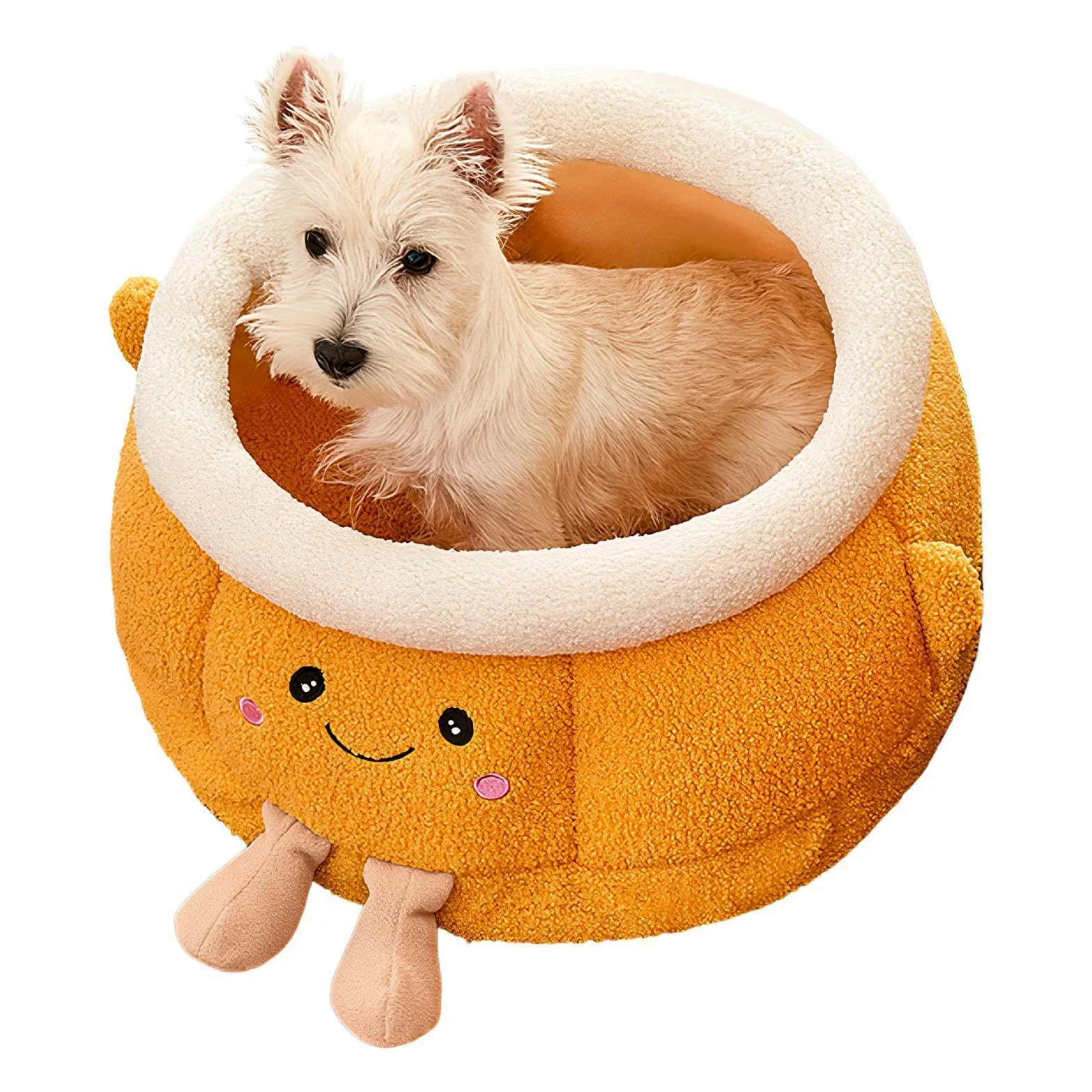 Cama Cerrada Gatos Suministros Para Perros Lindos Y De Naranja Cálido | Cama Cueva Para Gatos Para Exteriores Invierno Viaje Coche Camping Escritorio Mesilla Ventana Sillón Sofá Habitación