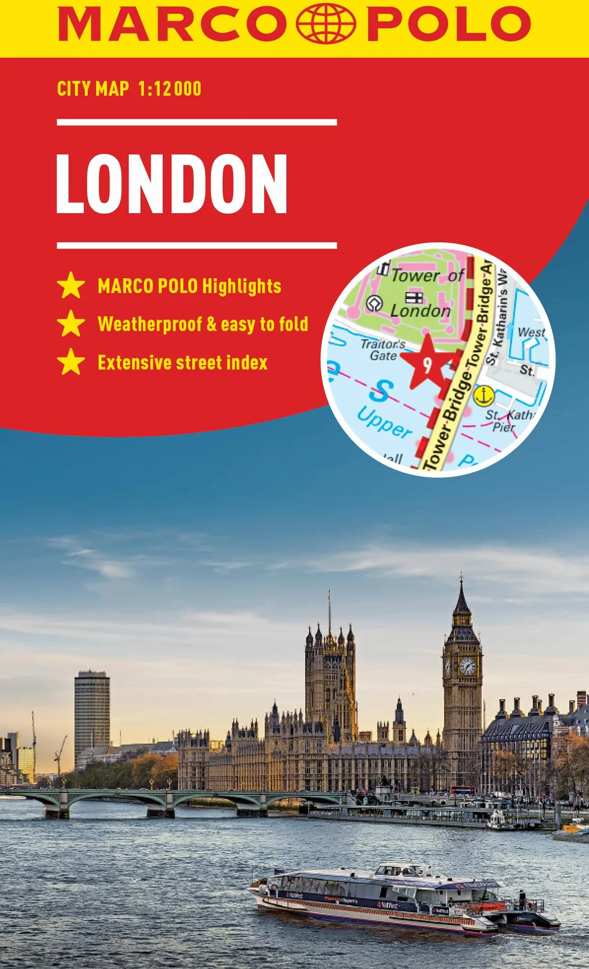 London Marco Polo City Map Inglés