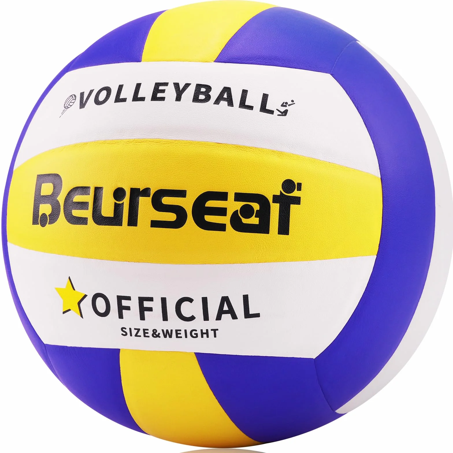 Pelota de Voleibol Oficial Talla 5 para Interior y Exterior, Voleibol de Playa Tacto Suave