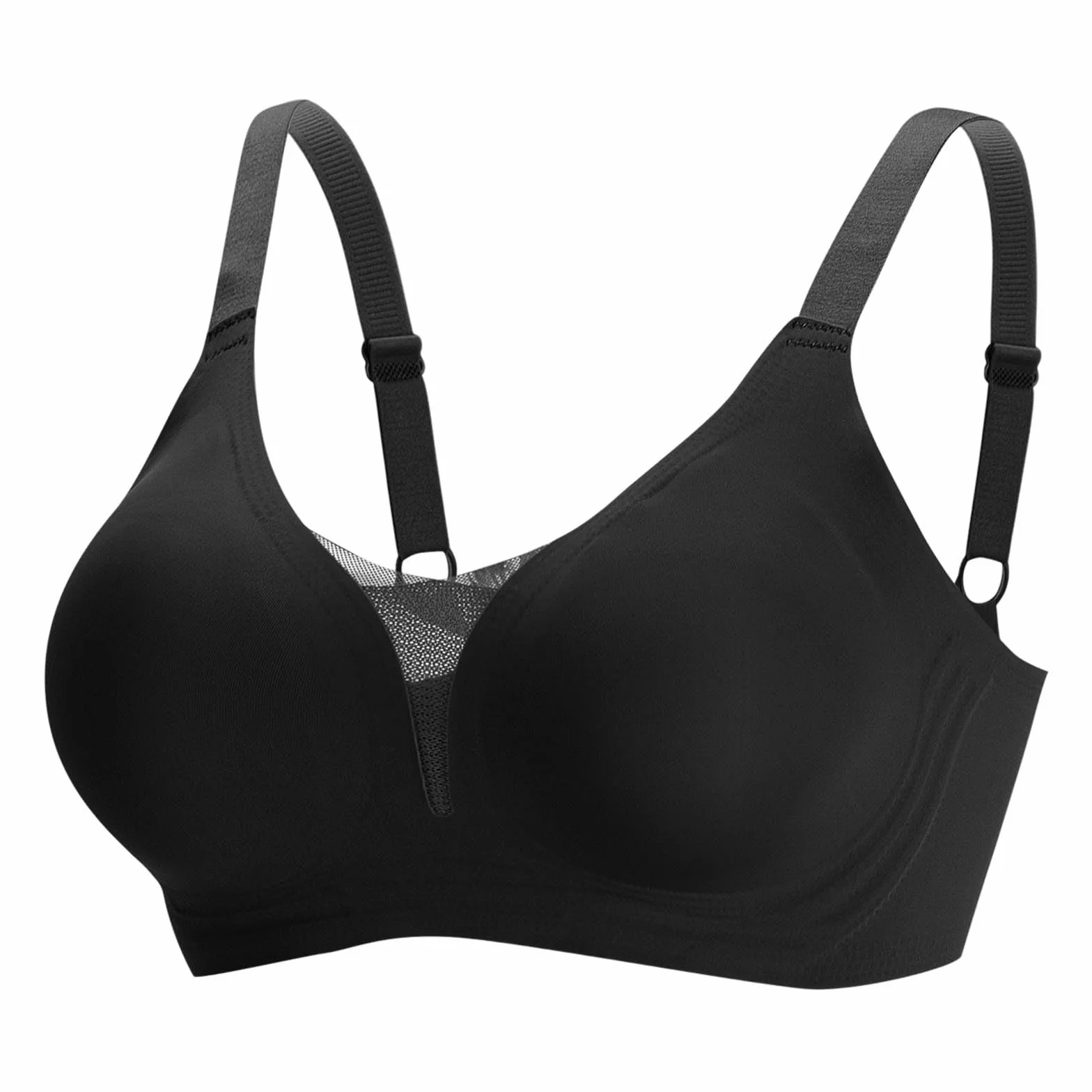 Genérico Sujetador Push Up Sin Escote en V Profundo para Mujer