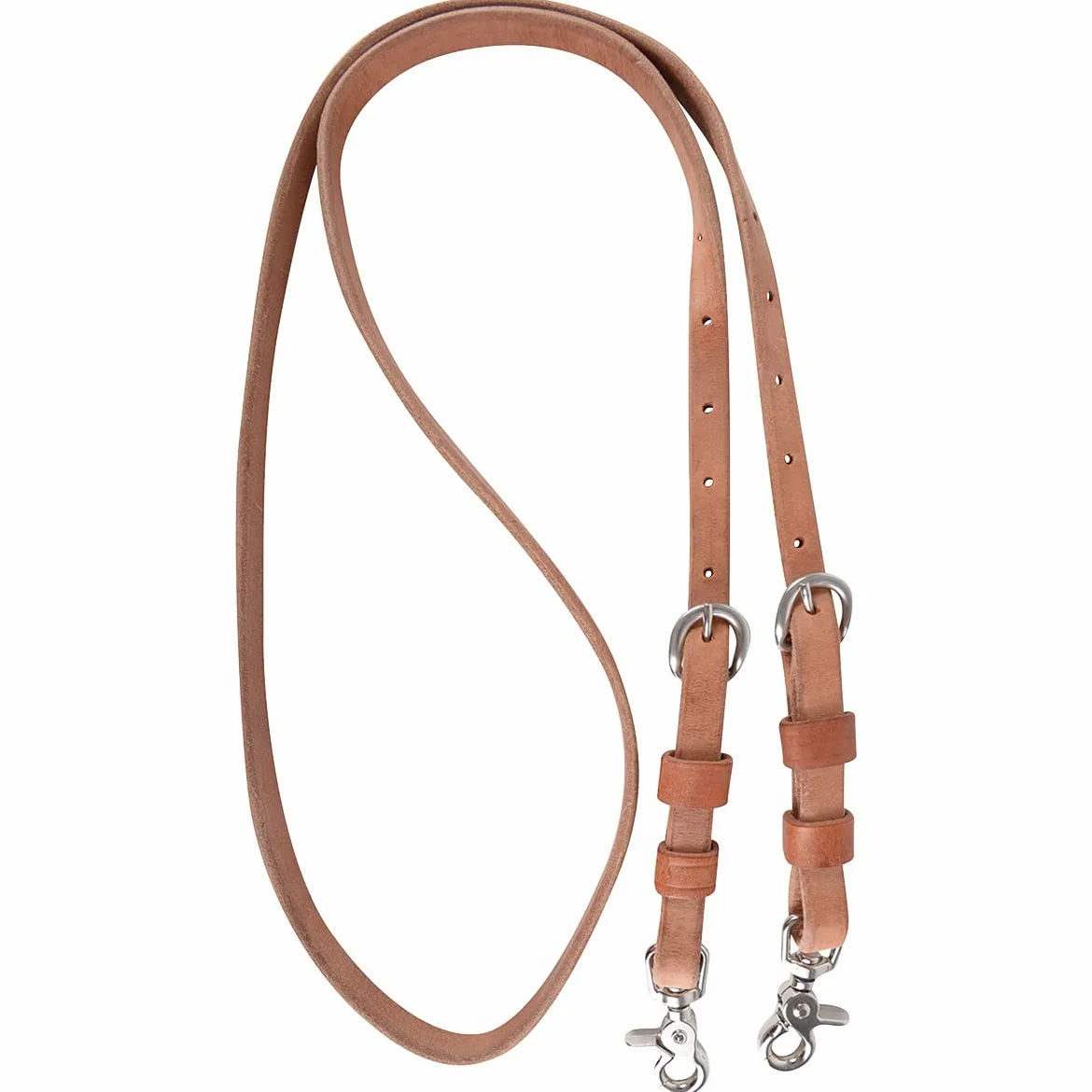 Martin Saddlery - Rienda de cuerda ajustable con doble hebilla
