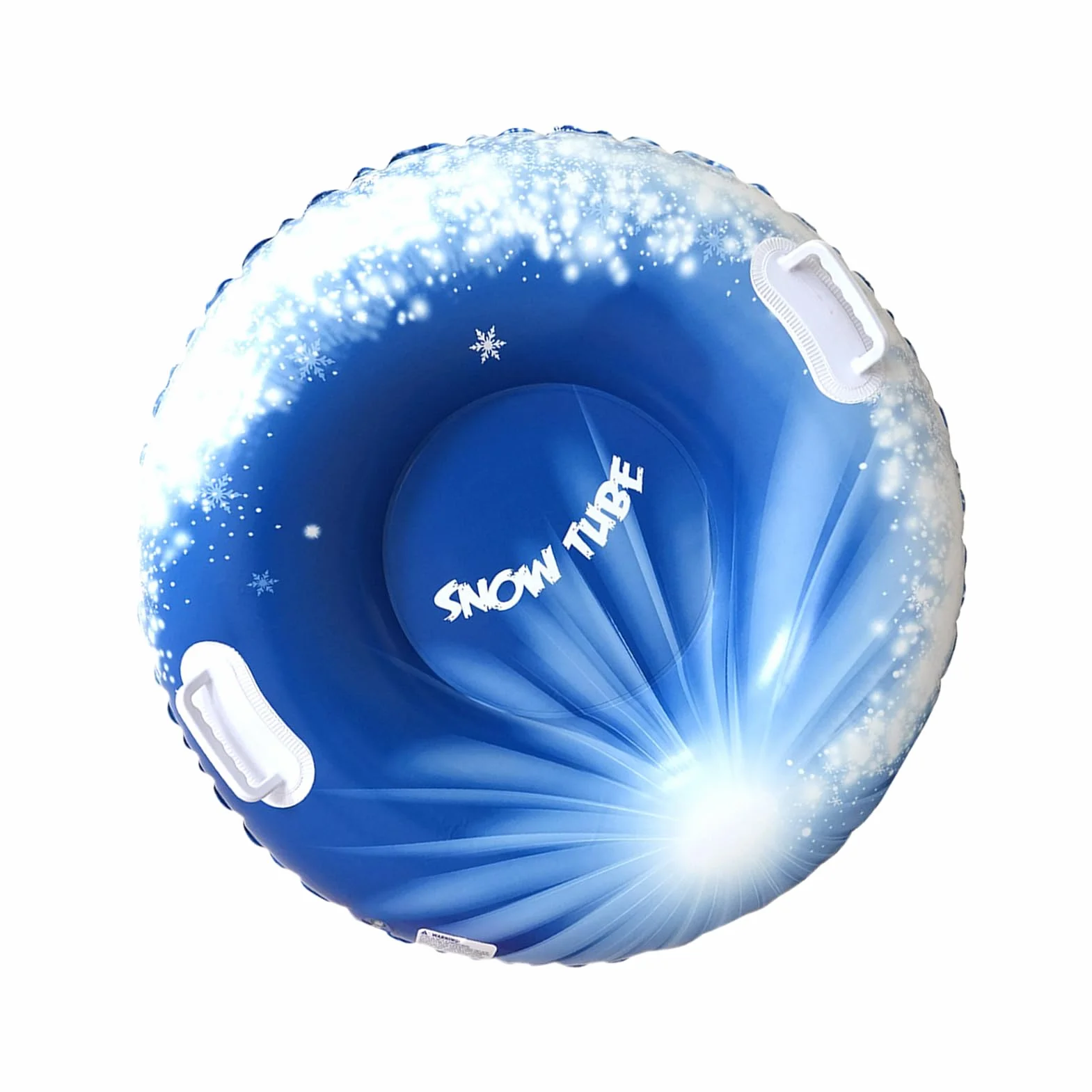 Tubos De Nieve para Adultos – Tubo Inflable Resistente con Asas, 80 × 80 × 25 Cm PVC Duradero Trineo De Invierno