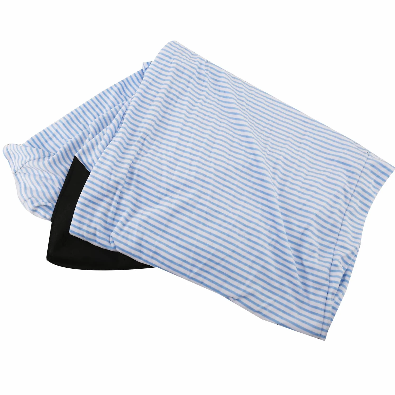 Tabla de surf 6 pies rayas azules y blancas bolsa de protección maleta de almacenamiento