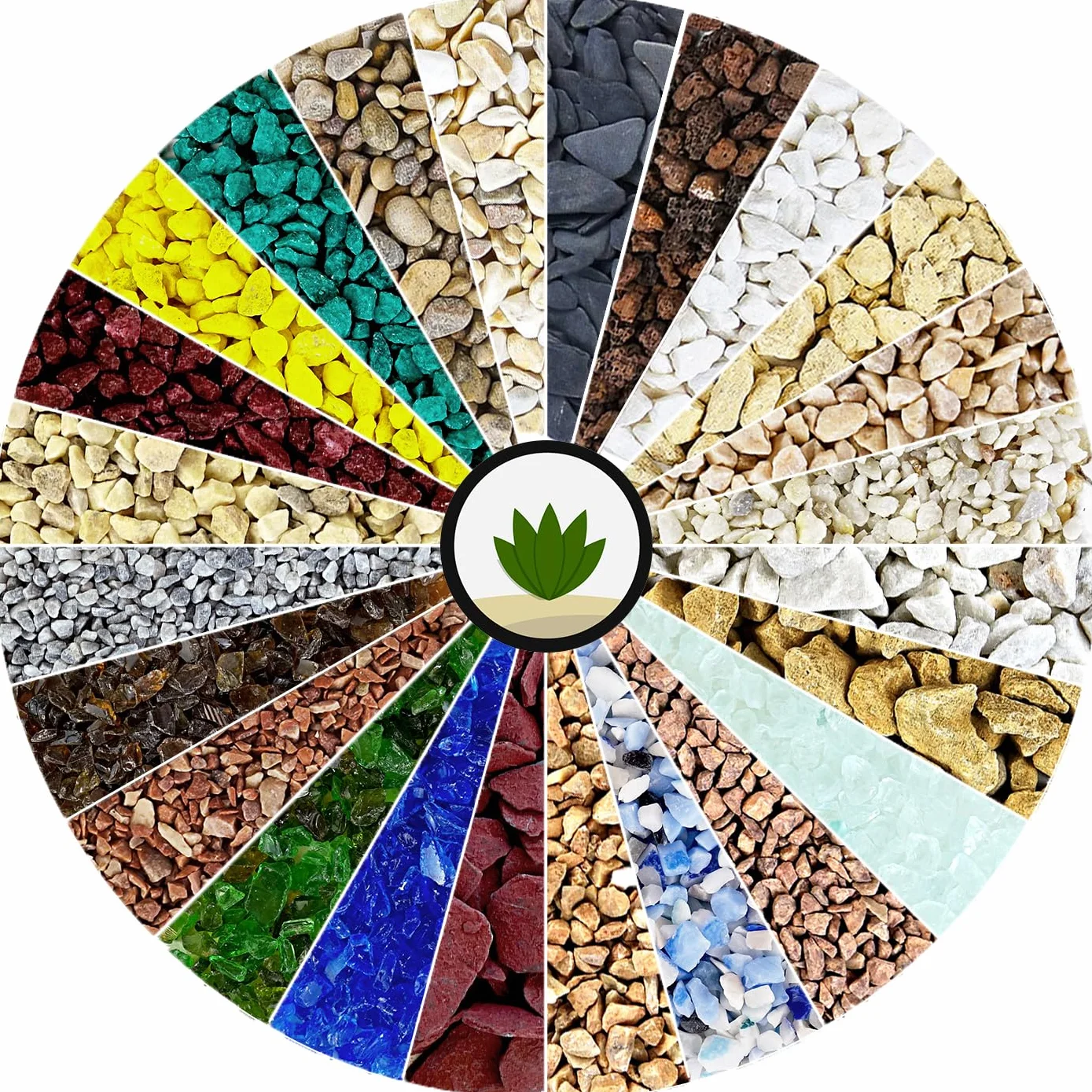 Grava Blanca 1,8kg - Piedras Decorativas - Grava Acuario - Piedras Decorativas para Jarrones - Piedras Acuario y Peceras - Piedras para Macetas - Grava Jardin (9-12 mm)