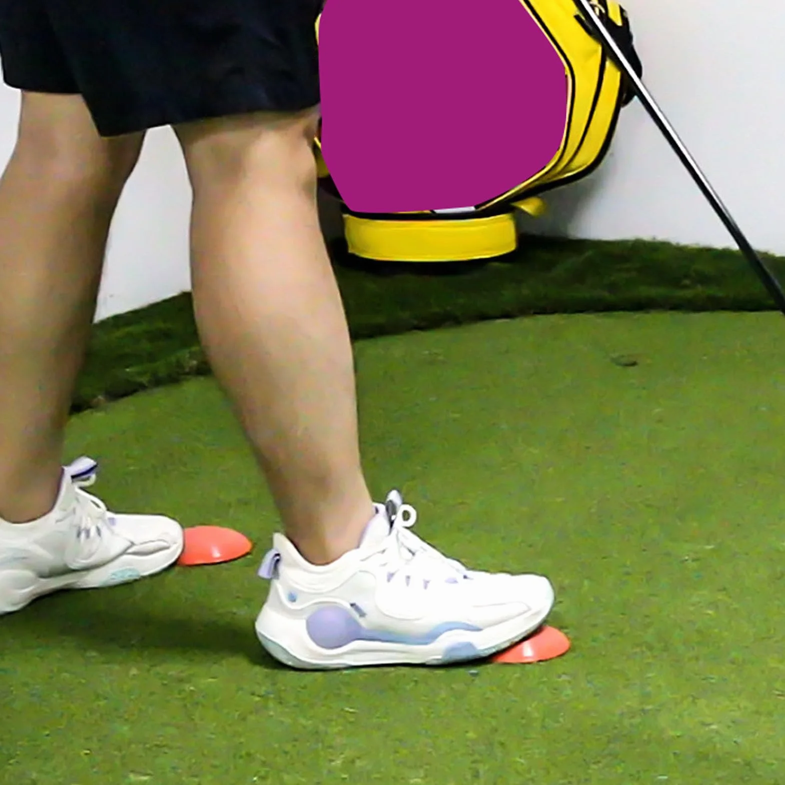 Almohadilla de Entrenamiento de Fuerza para Golf, 2 Piezas Placa de Fuerza, Ejercitador de Pedal Oscilante
