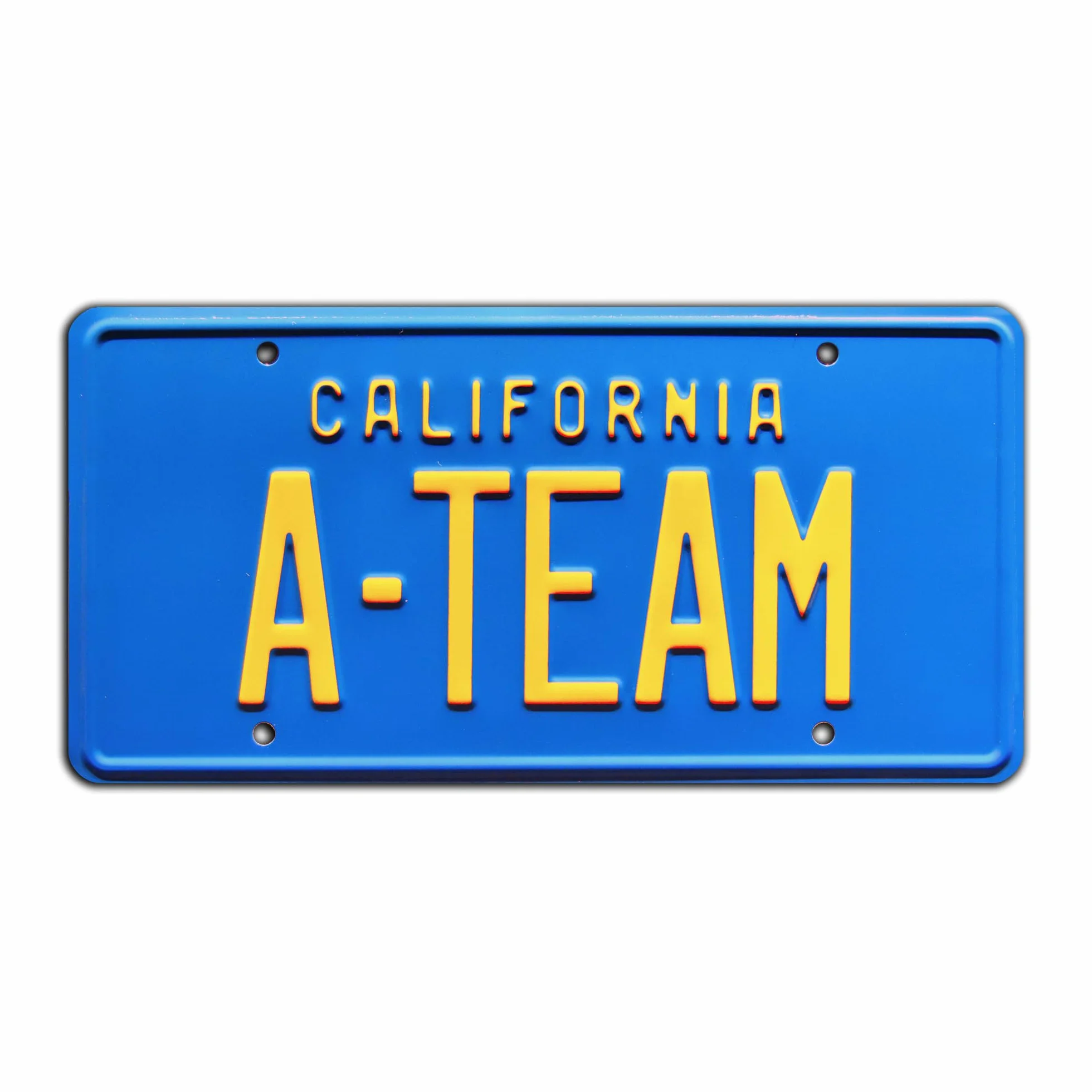 A-Team Metal Stamped License Plate