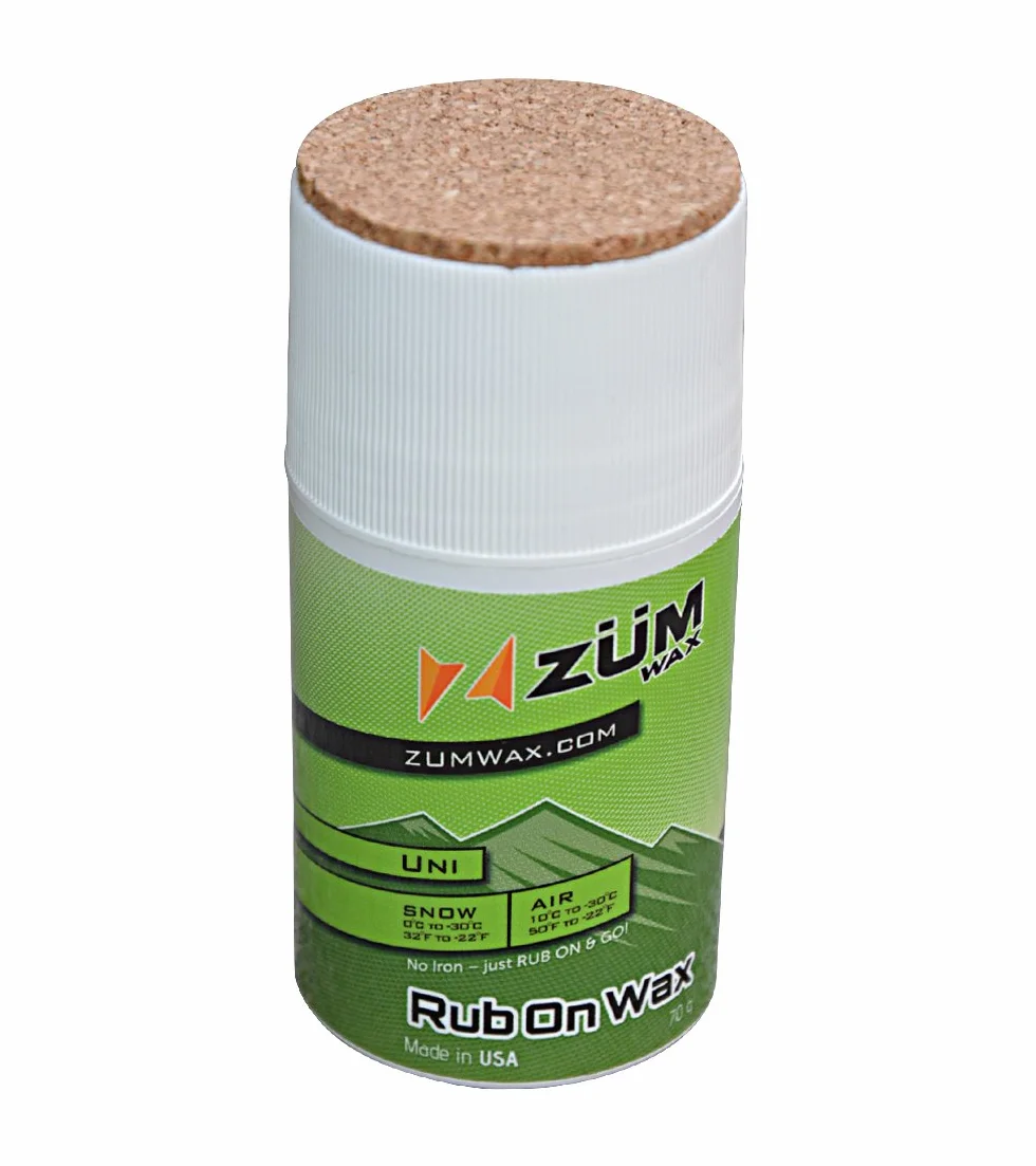 RUB ON Wax Ski Snowboard All Temperature Universal 70 gramos
