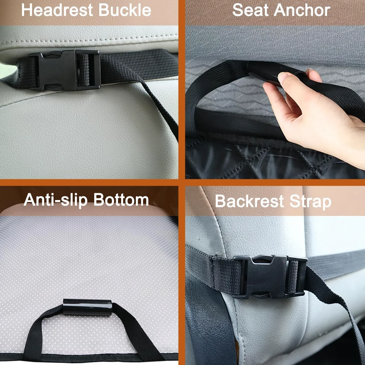 Pet Items - Funda de asiento para coche y perro, funda de asiento delantero para perro