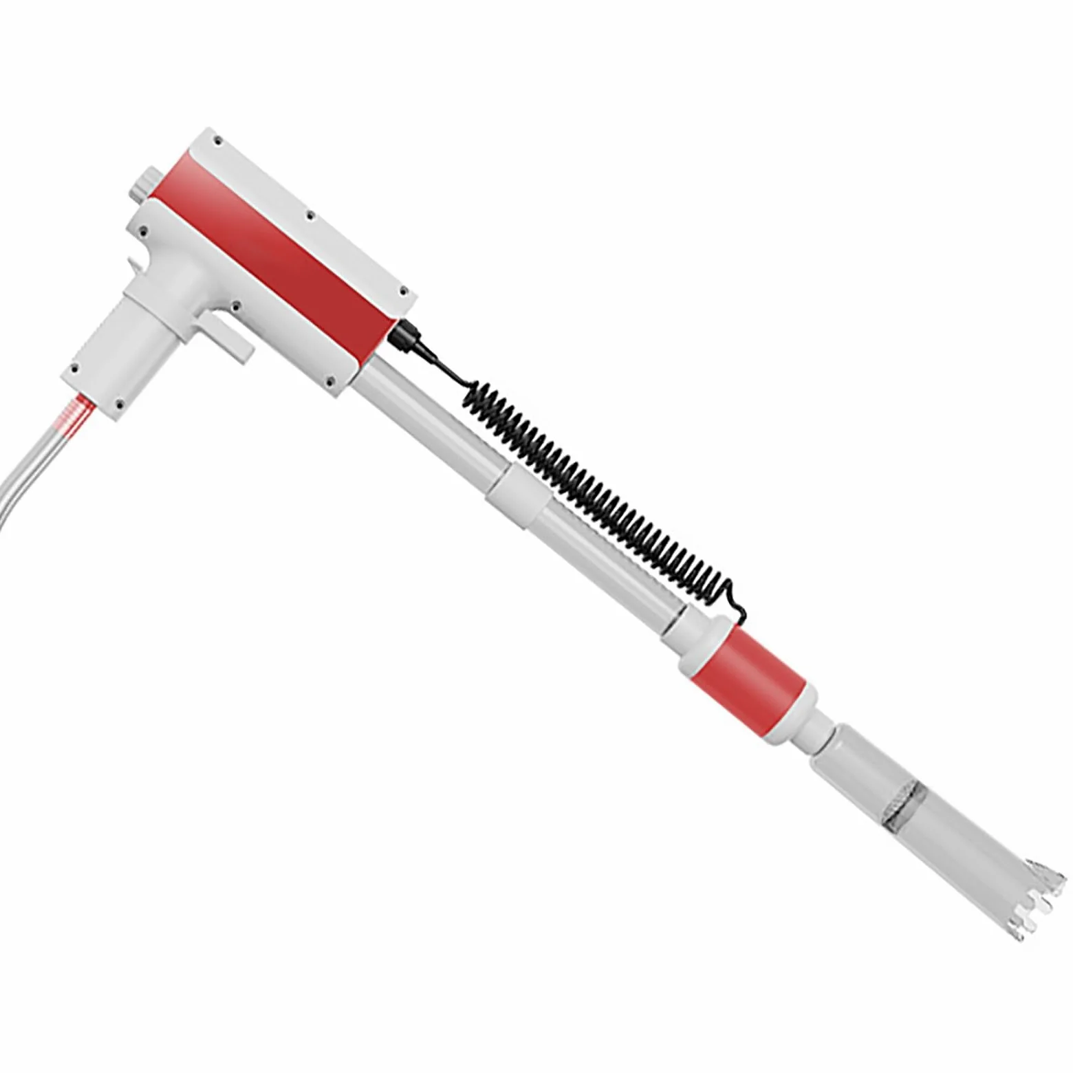 Aspirador Eléctrico De Grava para Acuarios, Bomba Sifón De Gasolina, Limpiador De Peceras con Aspirador De Agua y Grava para Acuarios(Red)