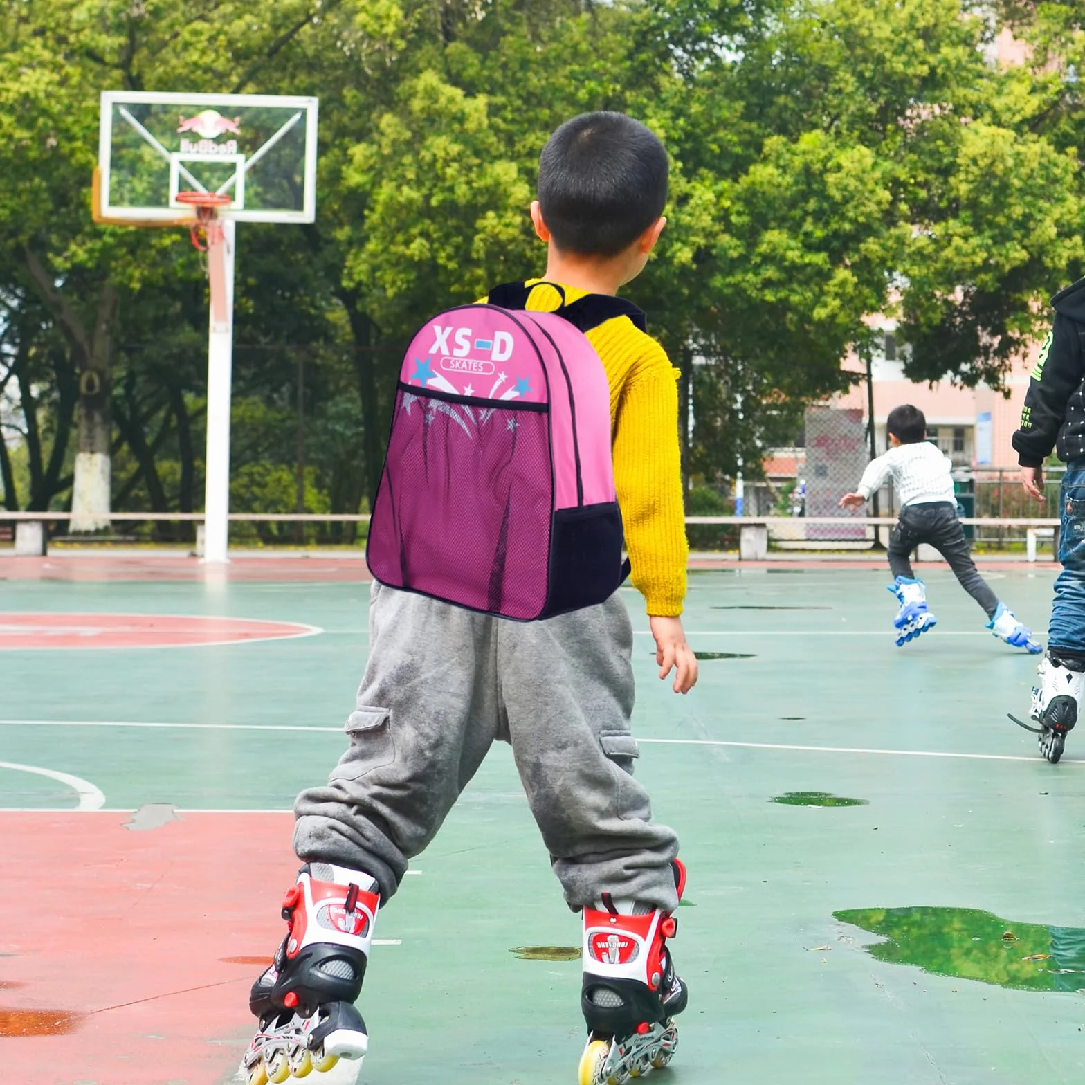 Bolsa para Patines en Linea Gran Capacidad Correa Ajustable Unisex Niños