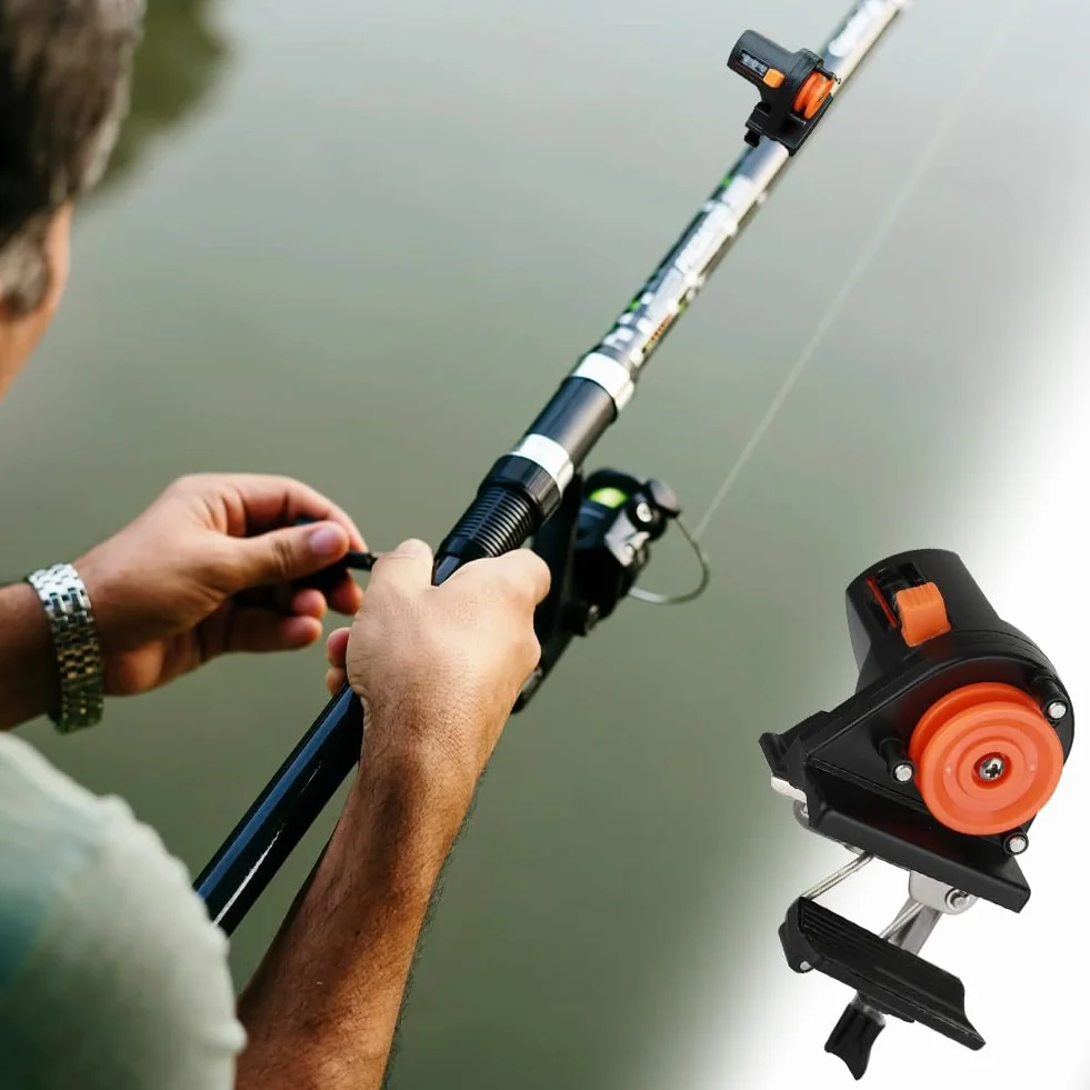 999M Profundidad Electrónico Pesca Carrete Pantalla Digital Longitud Buscador Medidor