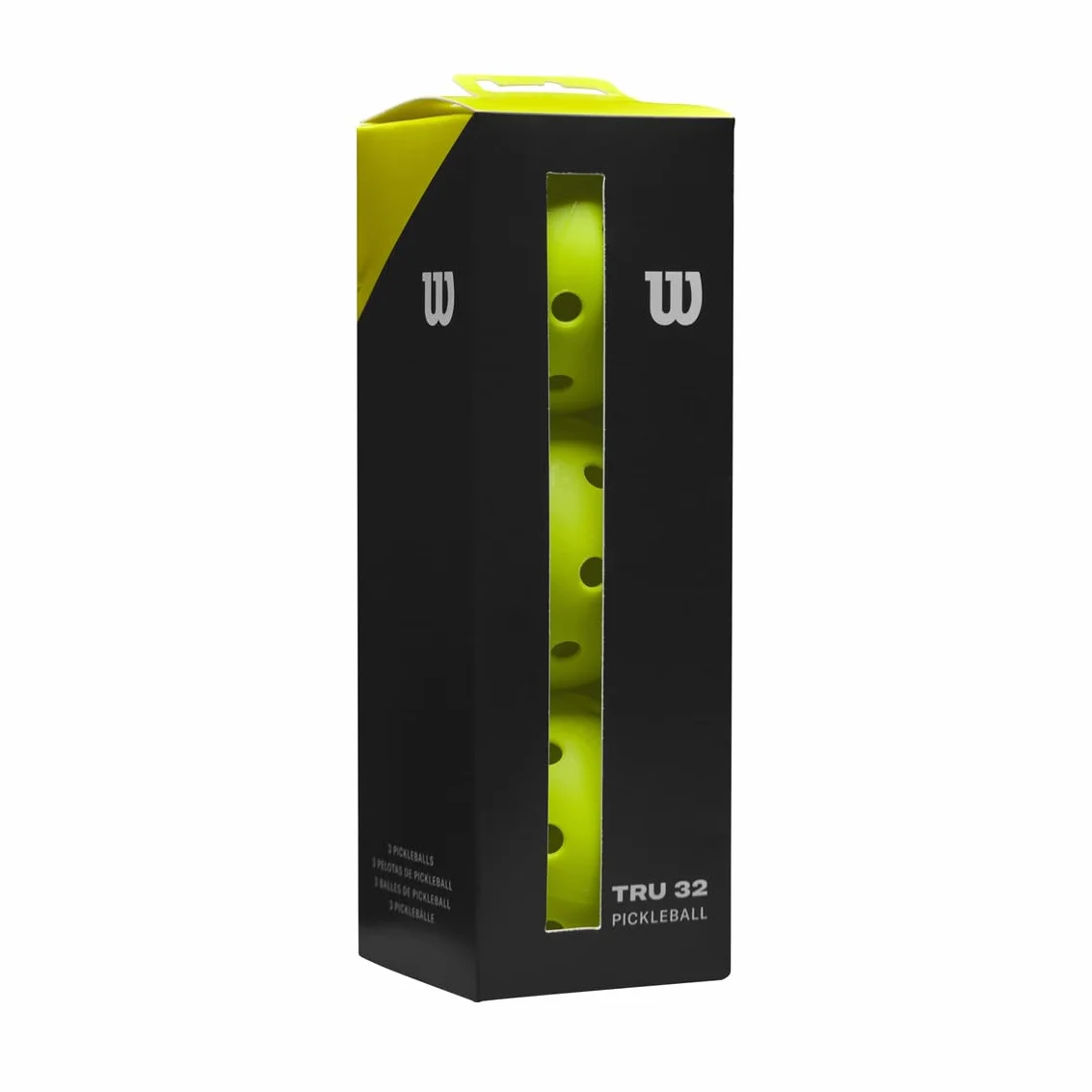 Wilson TRU 32 Pelotas para Interior, Paquete de 3