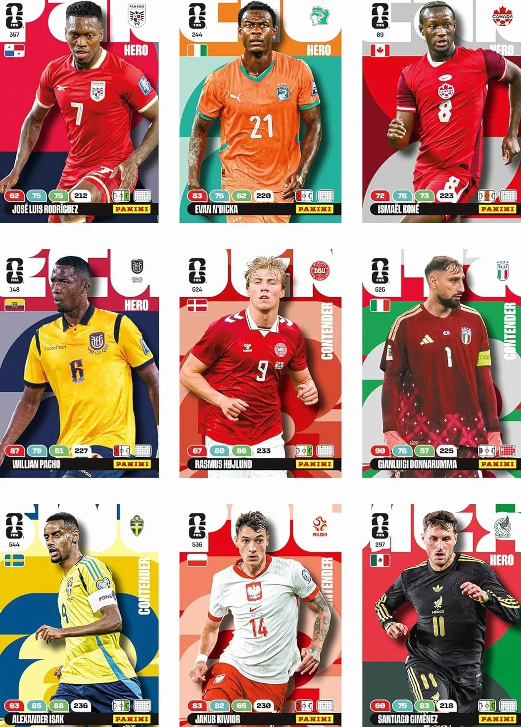 Copa Mundial de la FIFA 2026 Juego de Tarjetas comerciales 8 Fundas 10 Tarjetas edición Limitada
