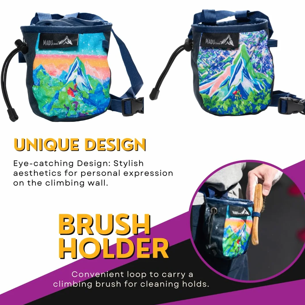 Madu Climb Bolsa de tiza para escalada en roca