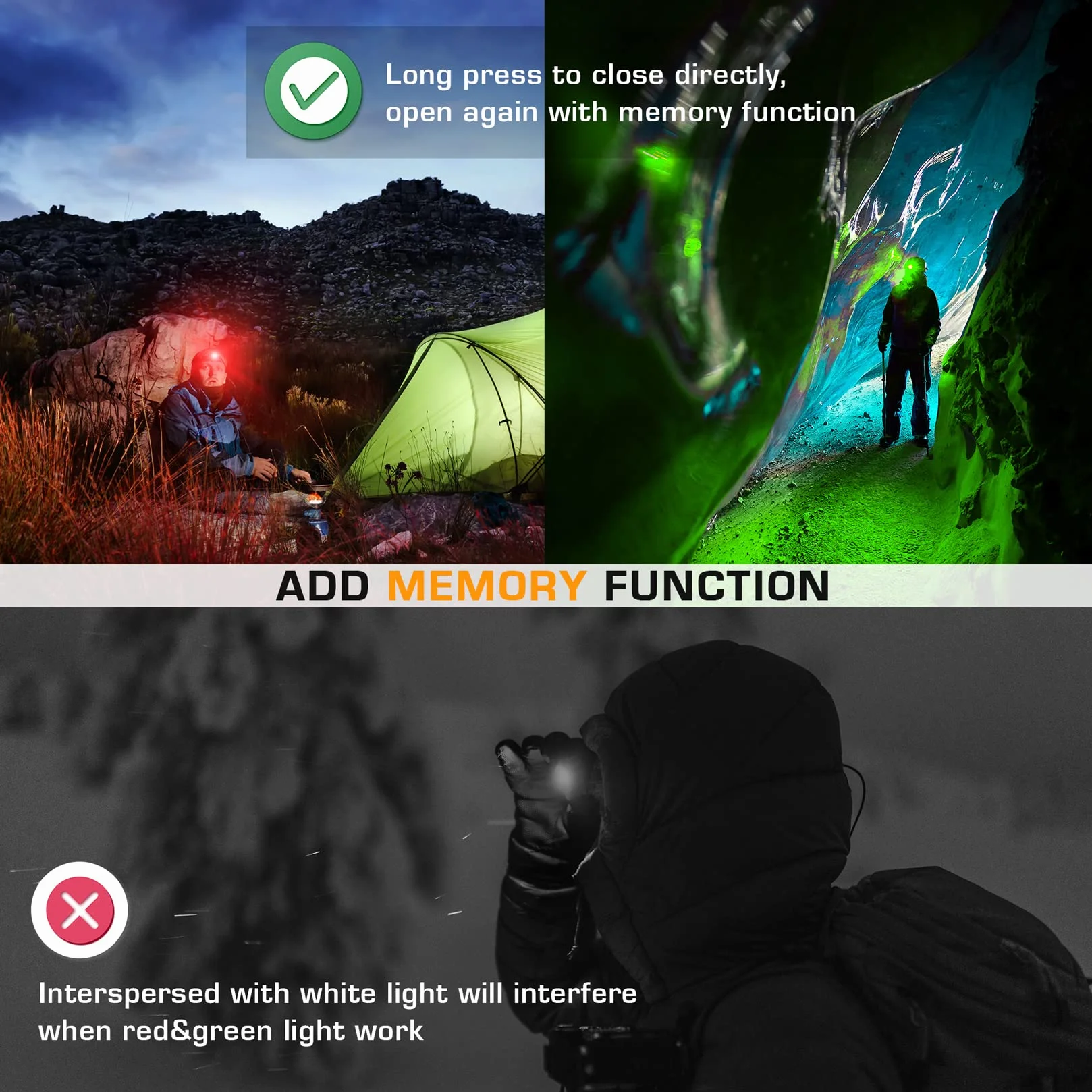EverBrite Linterna Frontal LED 300 Lúmenes Impermeable 65° Ajustable Sensor Inteligente