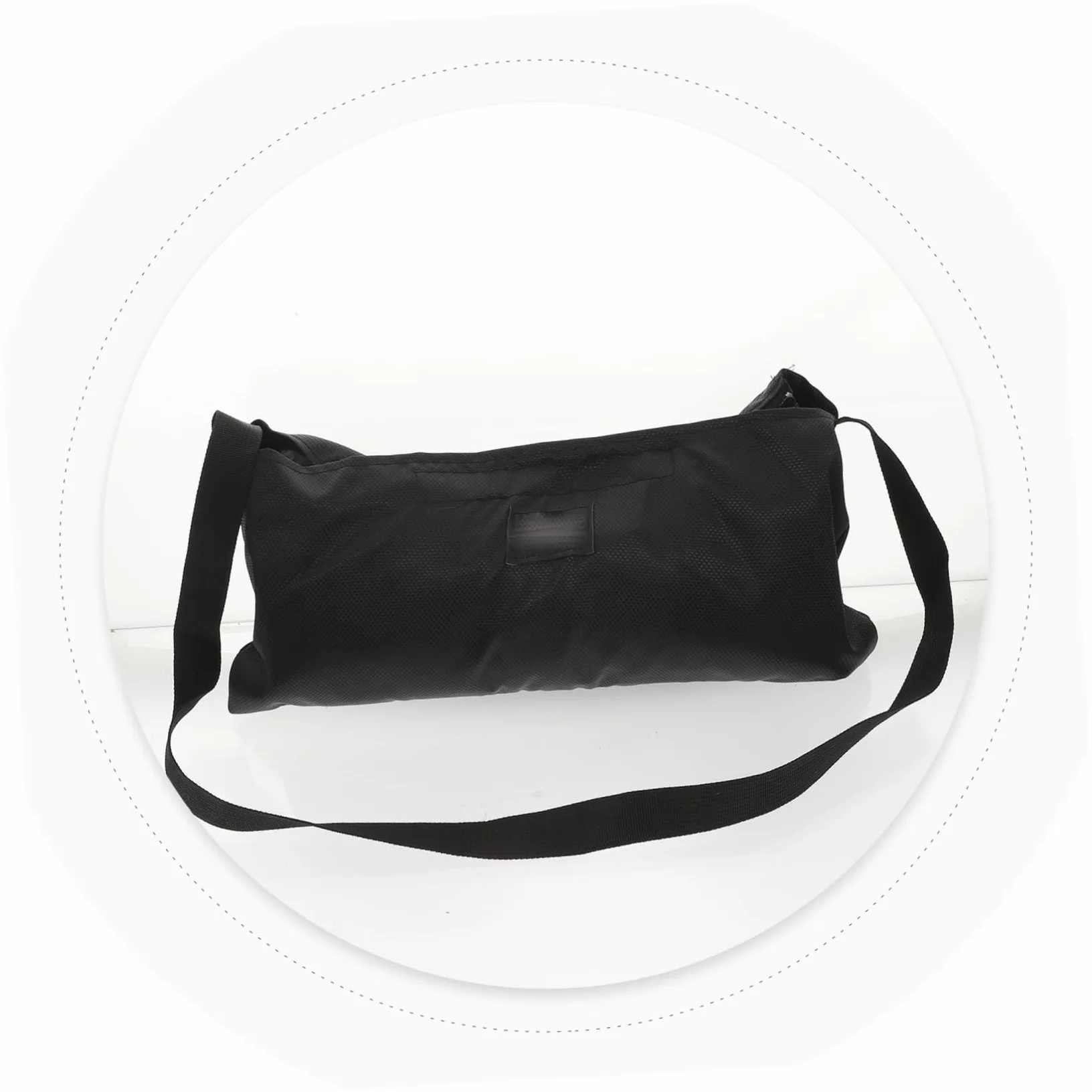 YARNOW Manta Plegable Portátil para Mascotas Térmica Multifuncional Negra | Lana, Rectangular y Lavable, Bolsa Lateral Cremallera, Uso Exterior Cama
