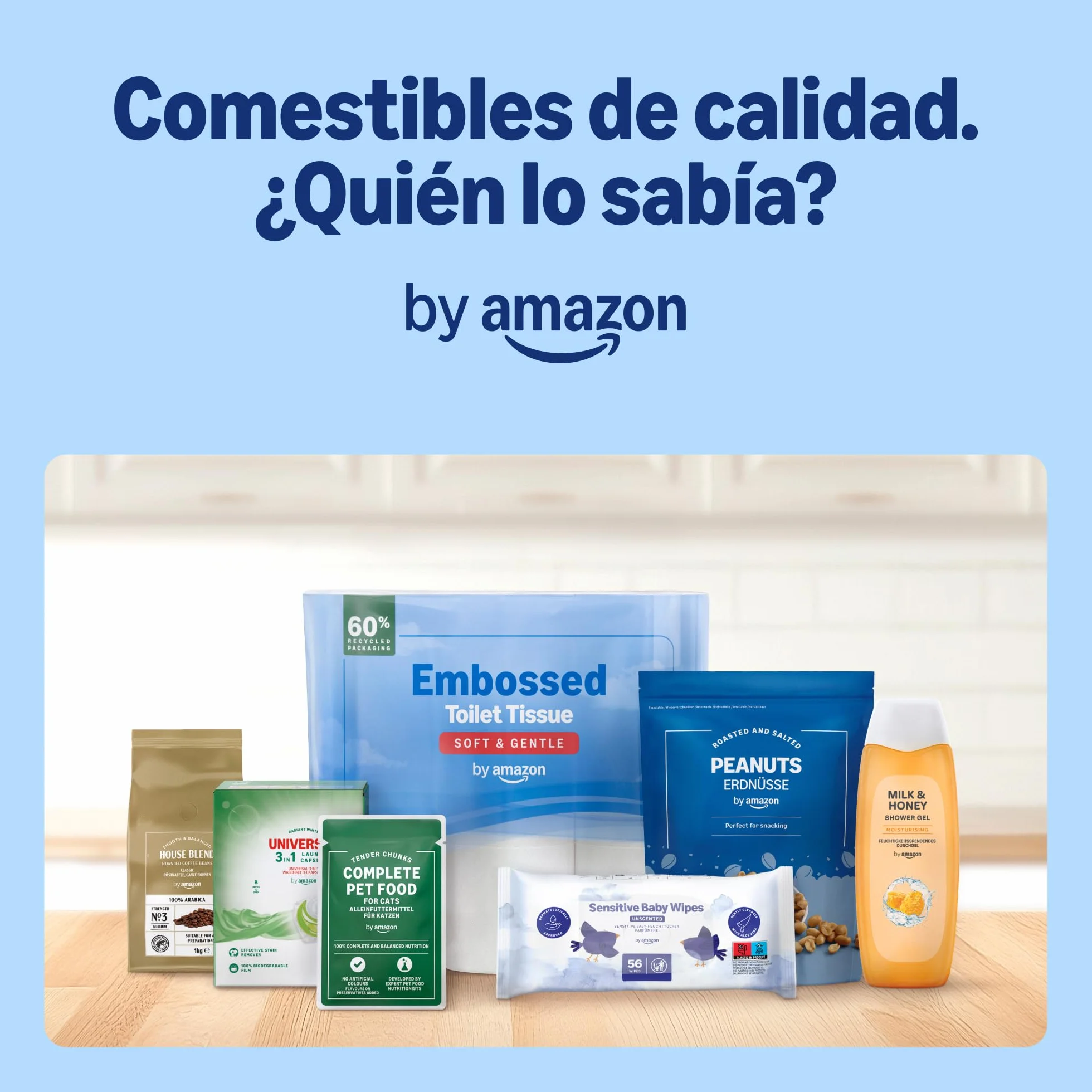 by Amazon Alimento Completo para Perros Adultos - Selección de Carne en Salsa, 4,8kg (48 Paquetes de 100g)