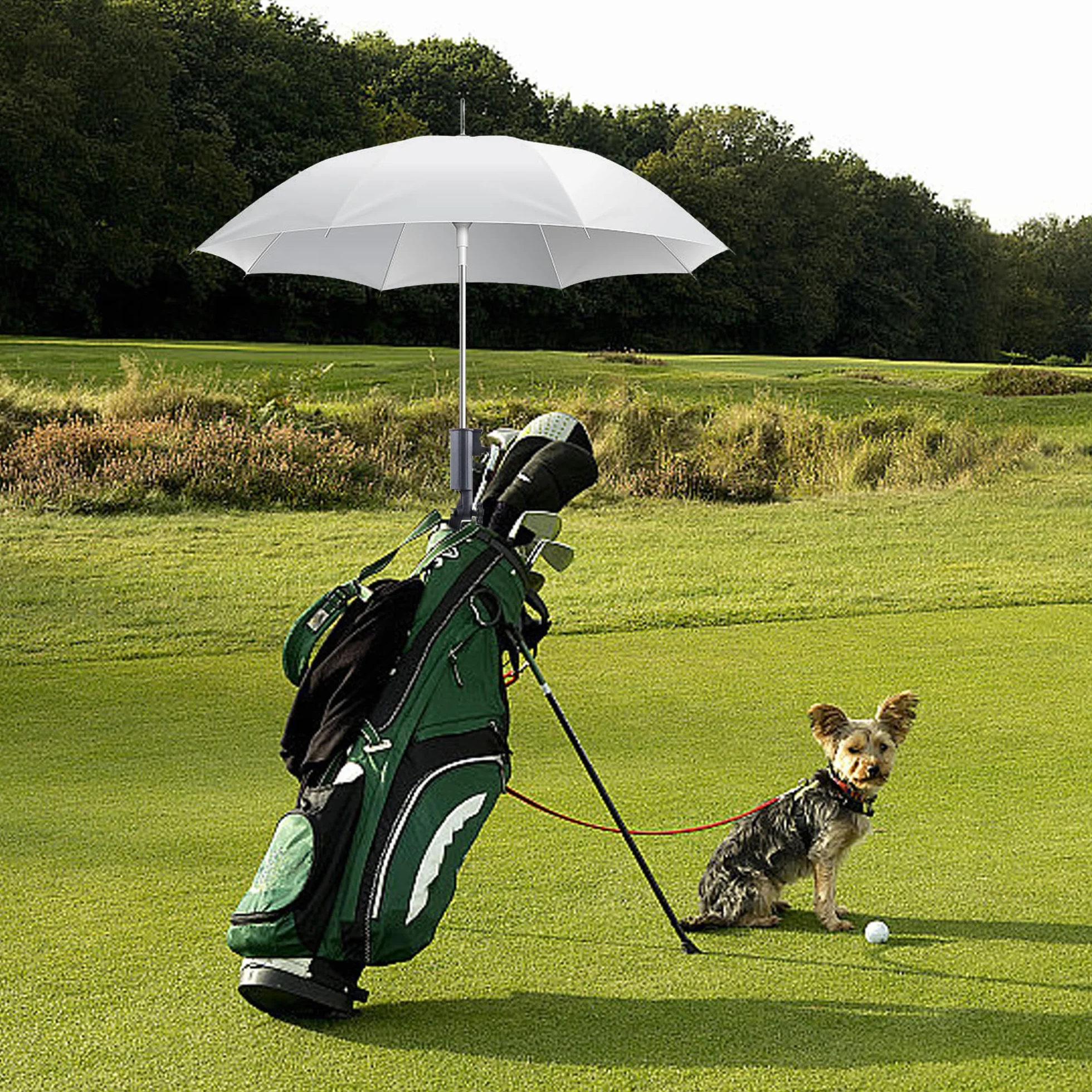 Paraguas de Golf Universales Ajustables 180° Negro