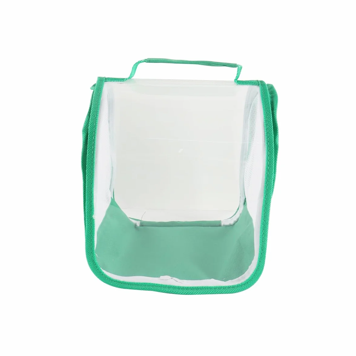 Qury Jaula de hábitat de mariposas, 7.9 x 7.9 x 7.9 pulgadas, plegable, malla de ventilación transparente con asa para mariposas, libélulas (verde)