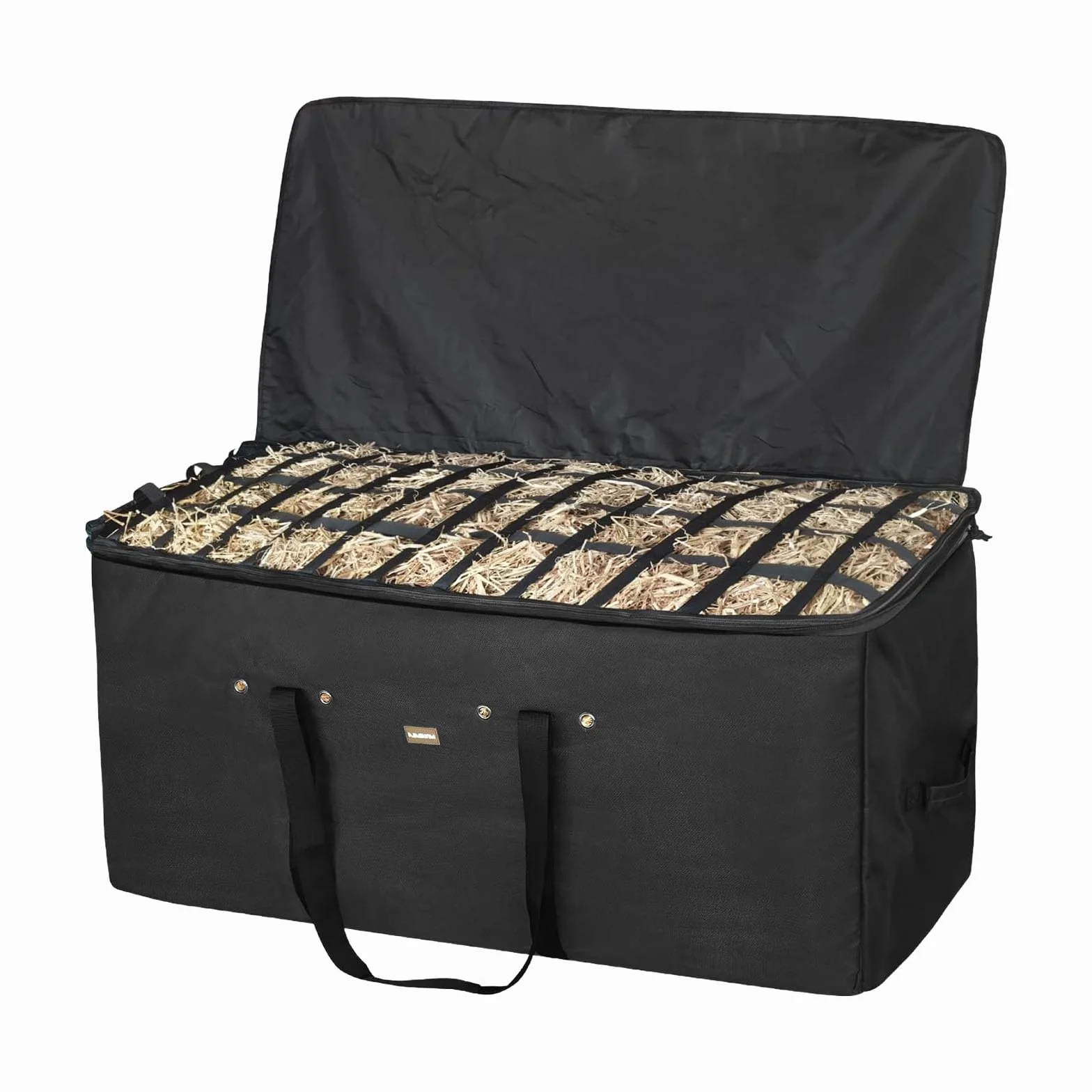 Bolsa de transporte plegable para caballos con ventilación y diseño empotrado, ligera, portátil, ideal para viajes y almacenamiento seguros de caballos, equipo ecuestre esencial