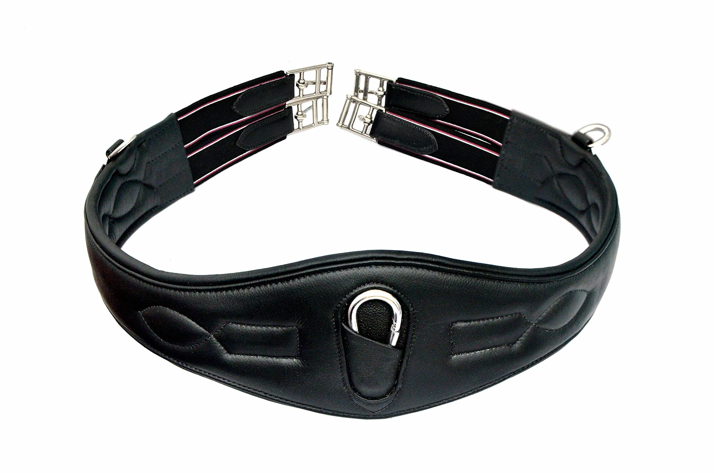 Cintura ANATÓMICA Multiuso Supersoft Hecha EN Piel DE Vaca (135 cm, Negro)