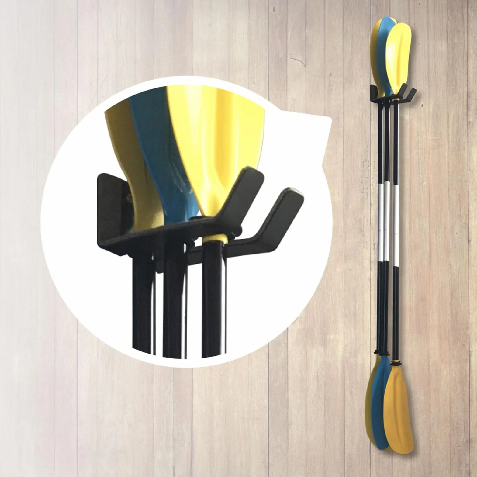 Colgador para Tabla de Surf Soporte de Pared Recubierto de Fieltro