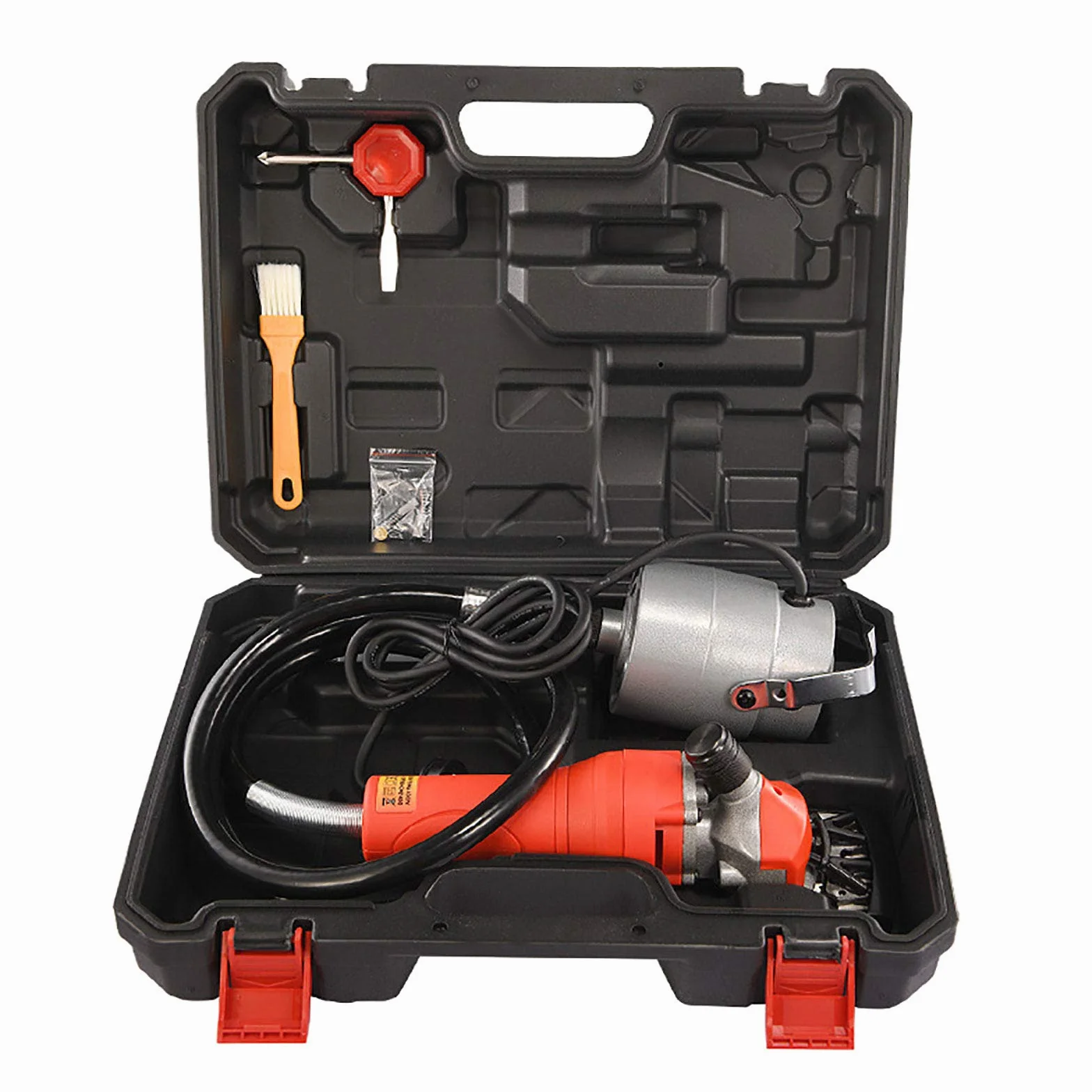 1500W Esquileo EléCtrico Ultraligero De Ovejas Y Cabras, MáQuina Cortadora De Tijeras De Granja, Cortadora De Lana, MáQuina De Corte De Tijera, Se Puede Colgar, con Caja