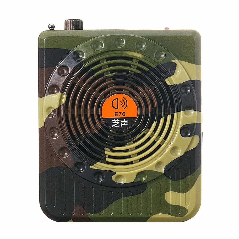 Amplificador de Control Remoto Recargable para Caza al Aire Libre, Altavoz Llamada Señuelo Pequeño Universal