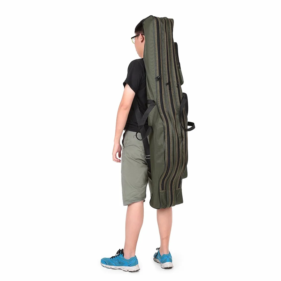 Lixada Barra de Pesca Plegable Portátil Bolsa de Almacenamiento 120/130/150cm