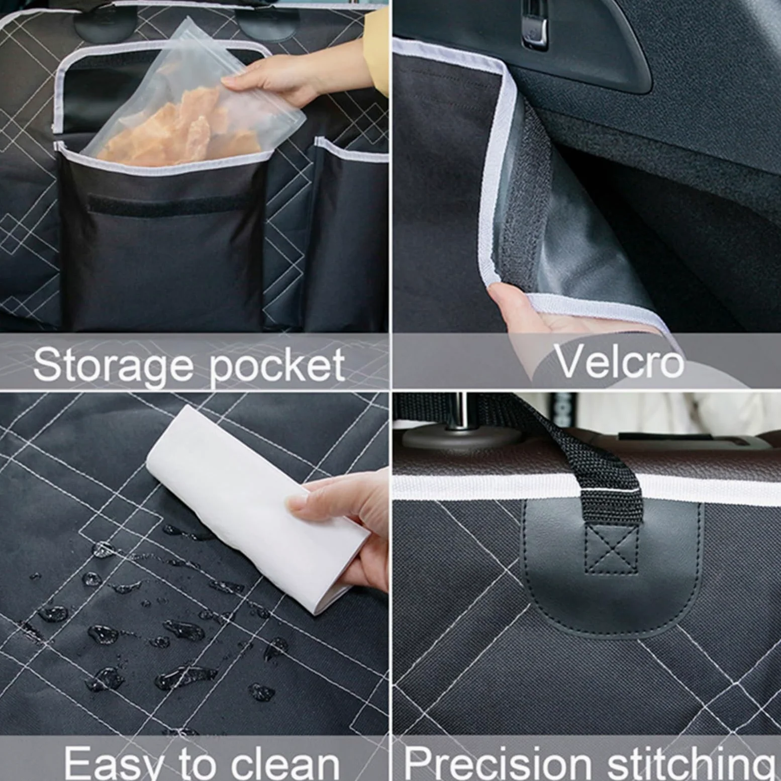 Funda Asiento Coche Perro Cojín para Maletero de Coche para Perros, Funda para Asiento de Coche para Mascotas, cojín para Hamaca Grande para Perros y Mascotas Funda Coche Perro