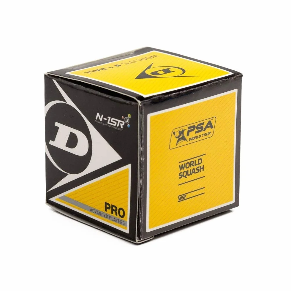 Pro Squash Ball Double Yellow Dot